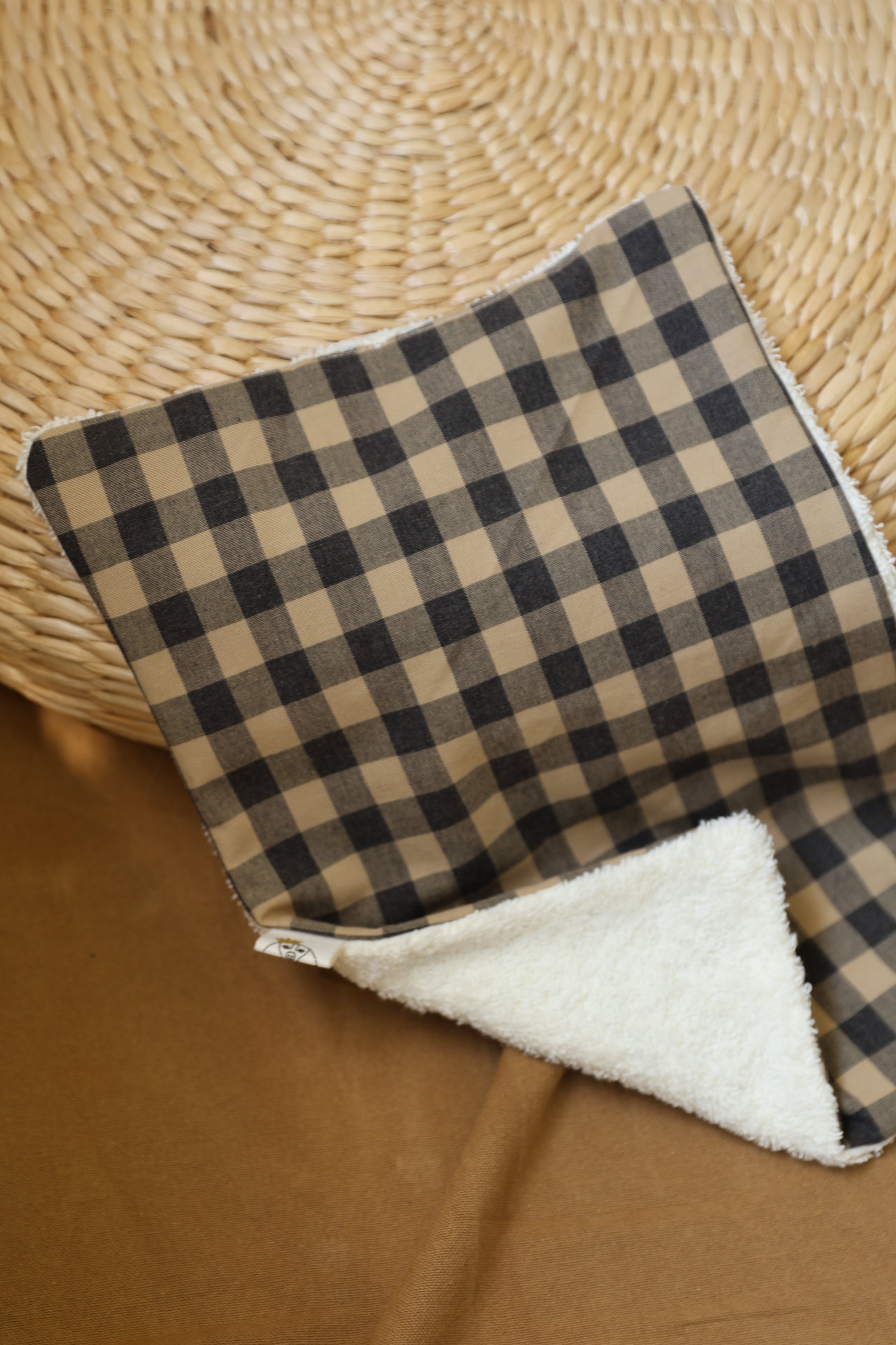 Protector de Toalla Vichy Café con Leche