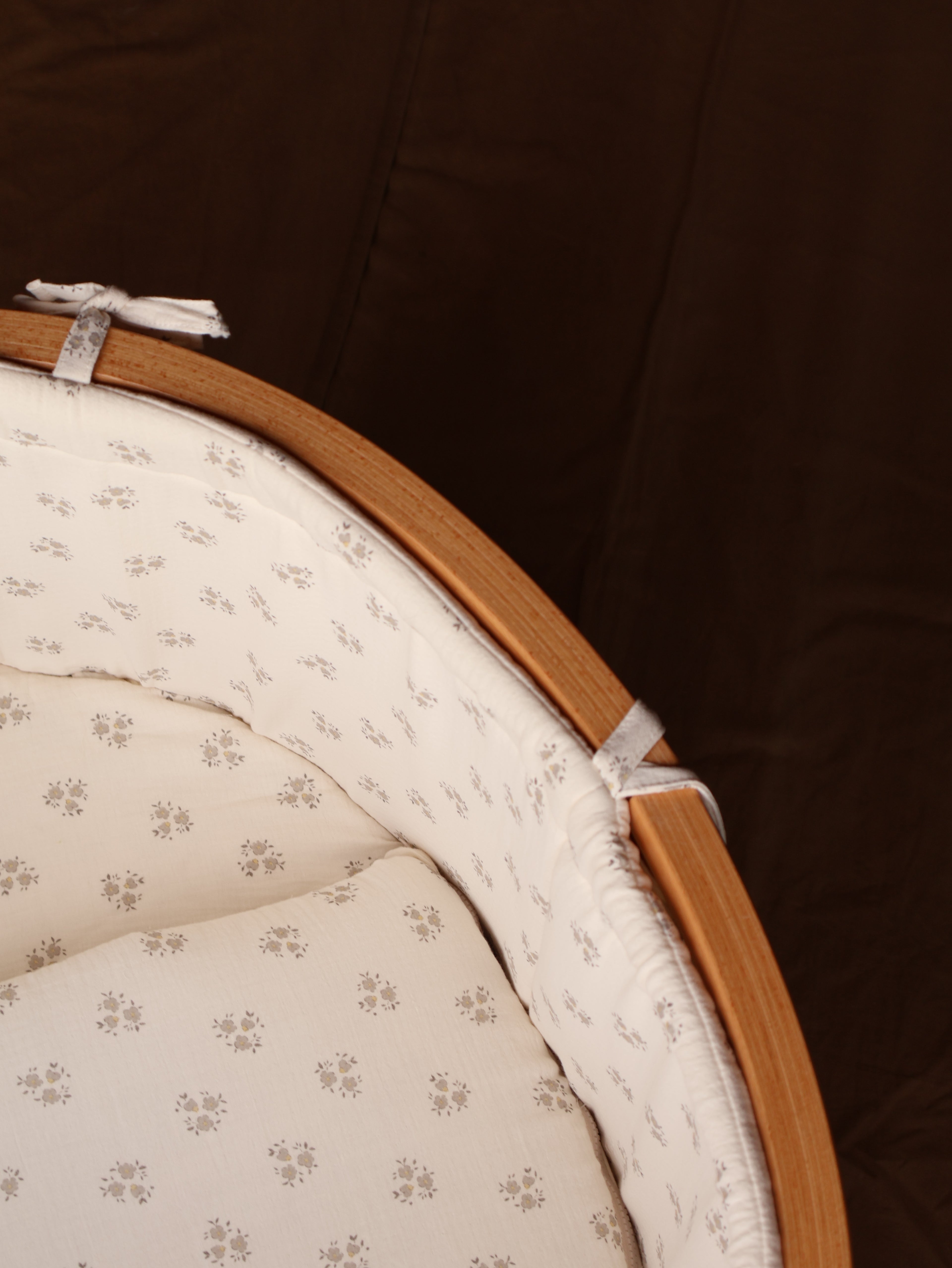 Saco Bajera de Mini Cuna Stokke Gasa Sia Gris