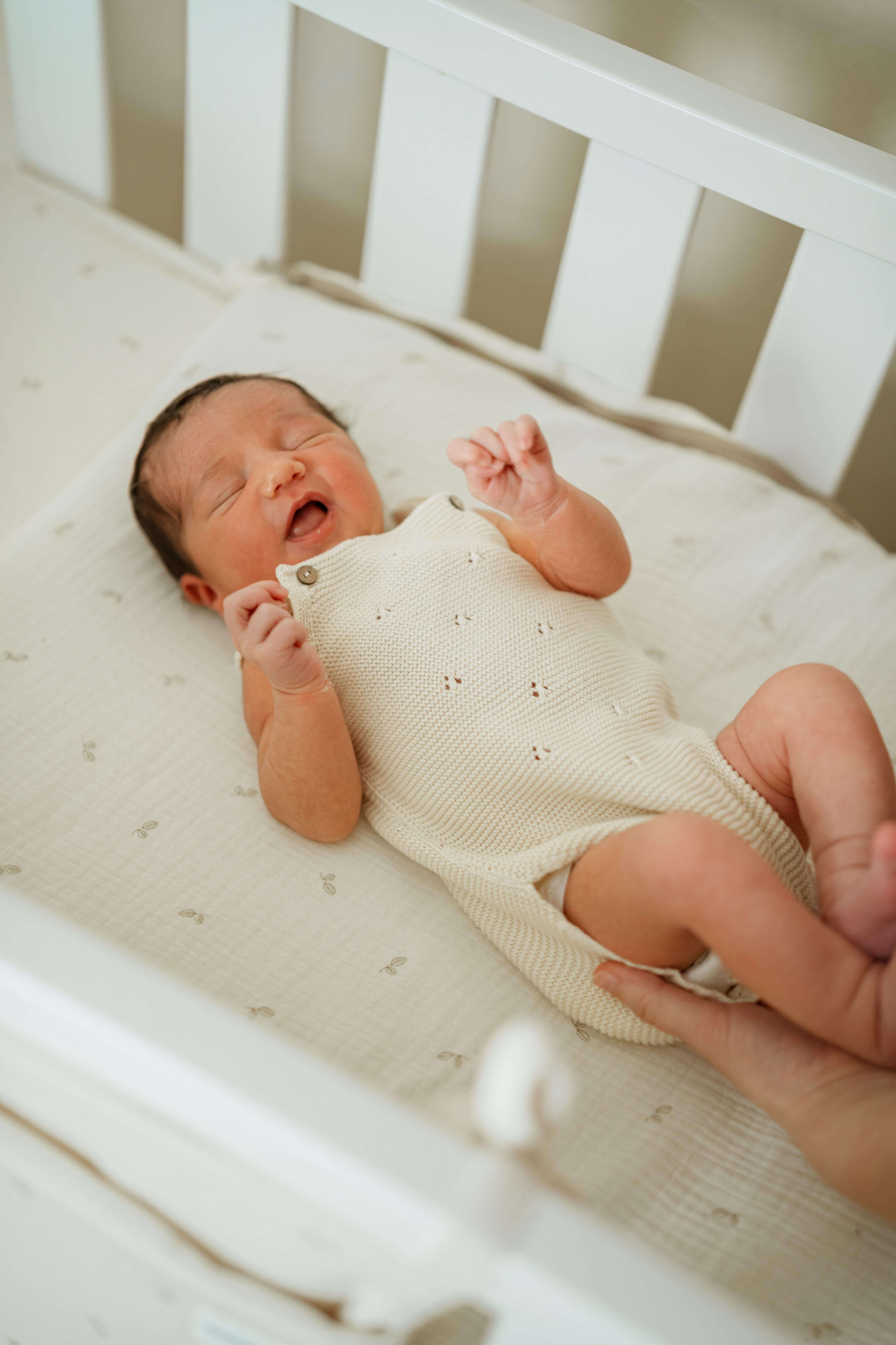 Pelele Punto Tricot Beige