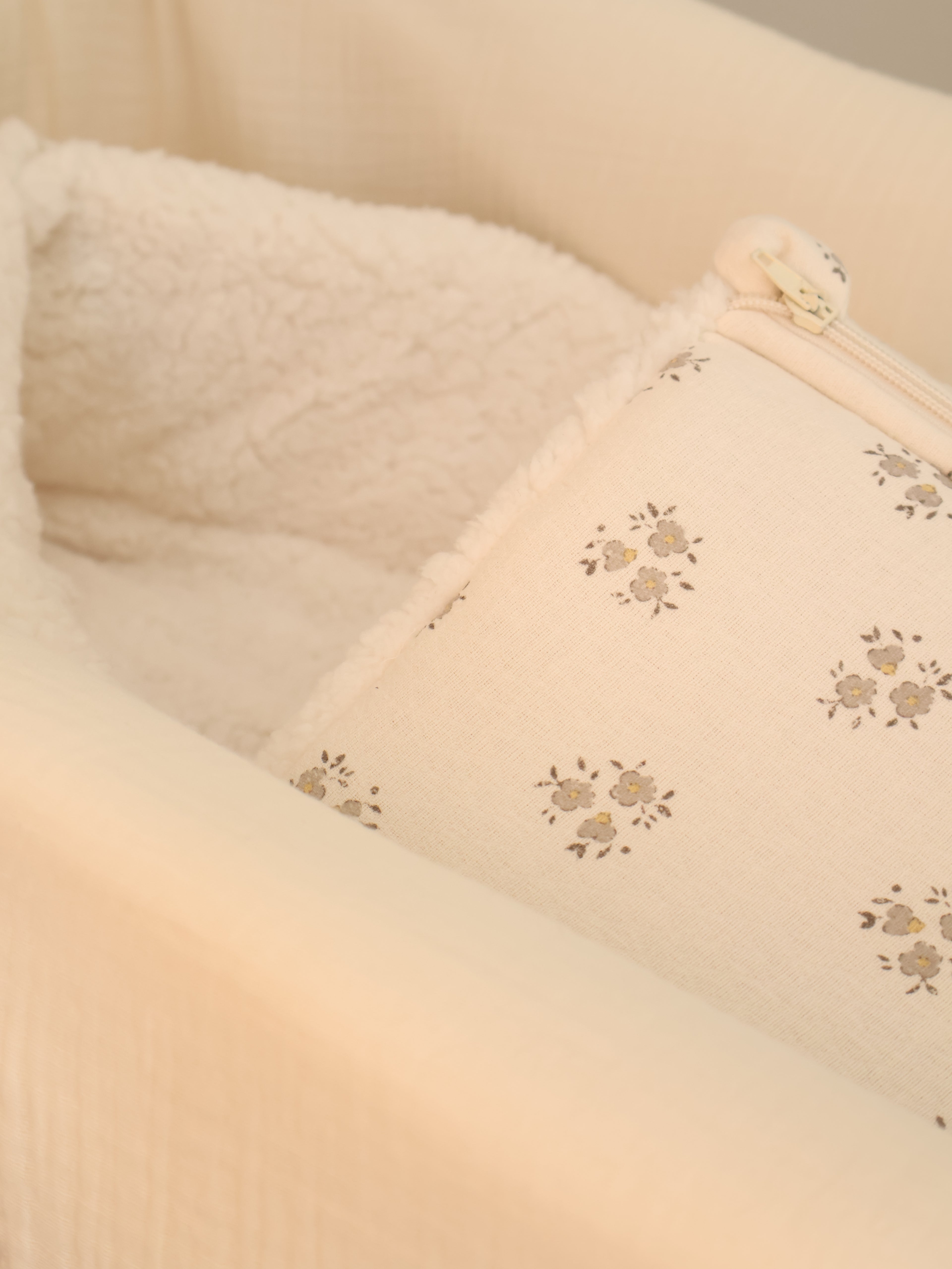 Saco Capazo Inti Gris + Borreguito