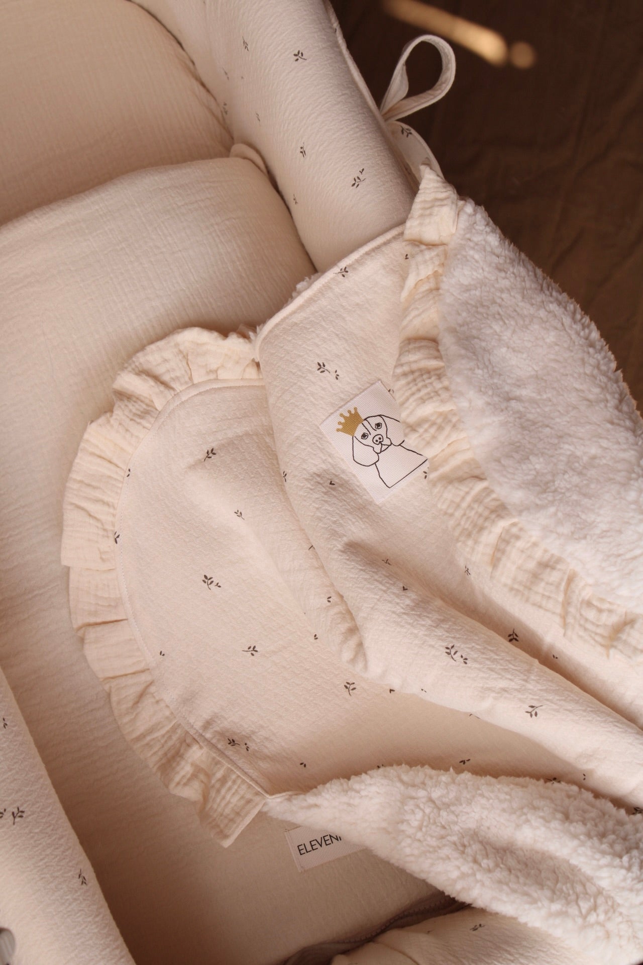 Manta Nature Estampado + Borreguito