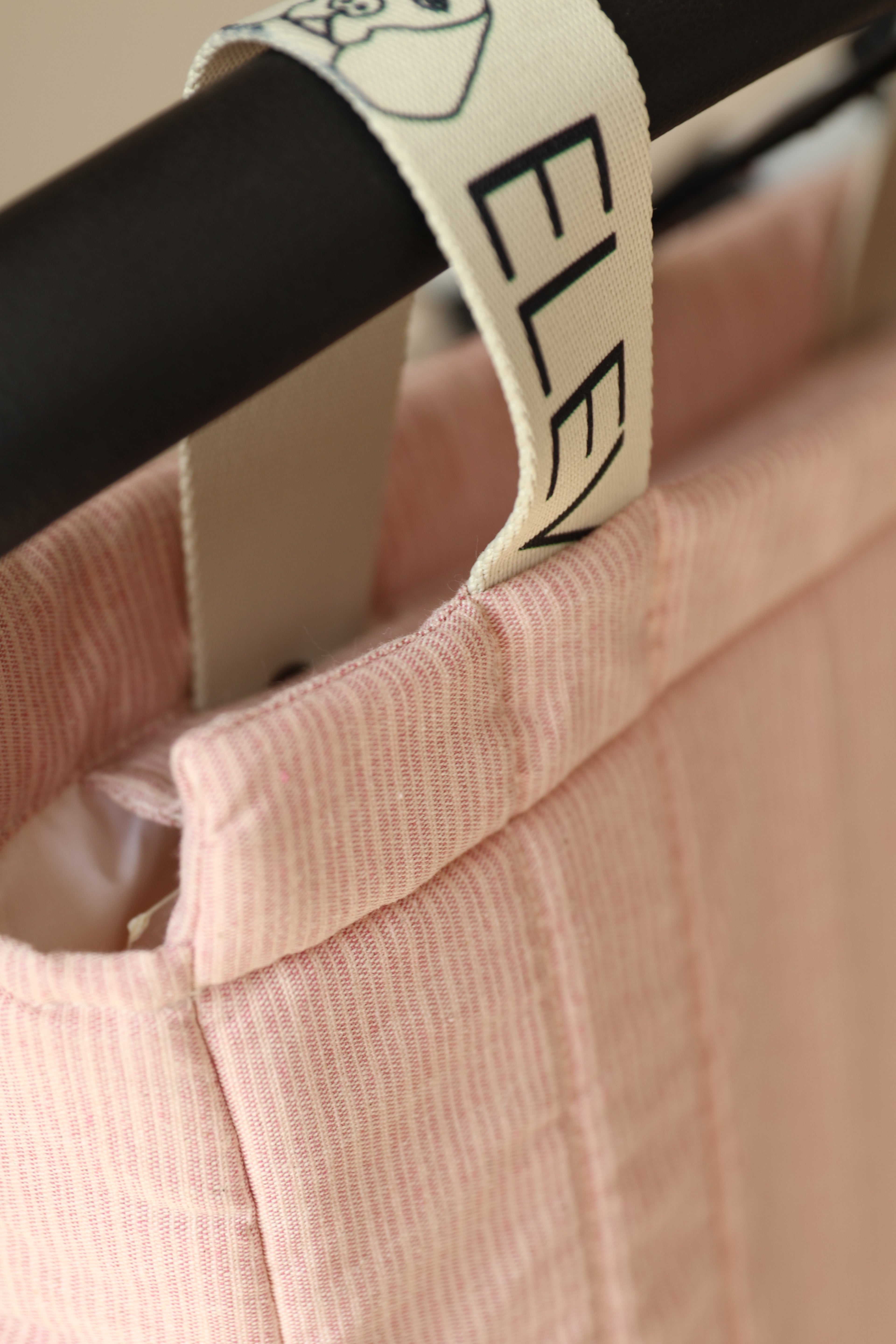 Bolso Big Mini Stripe Rosa