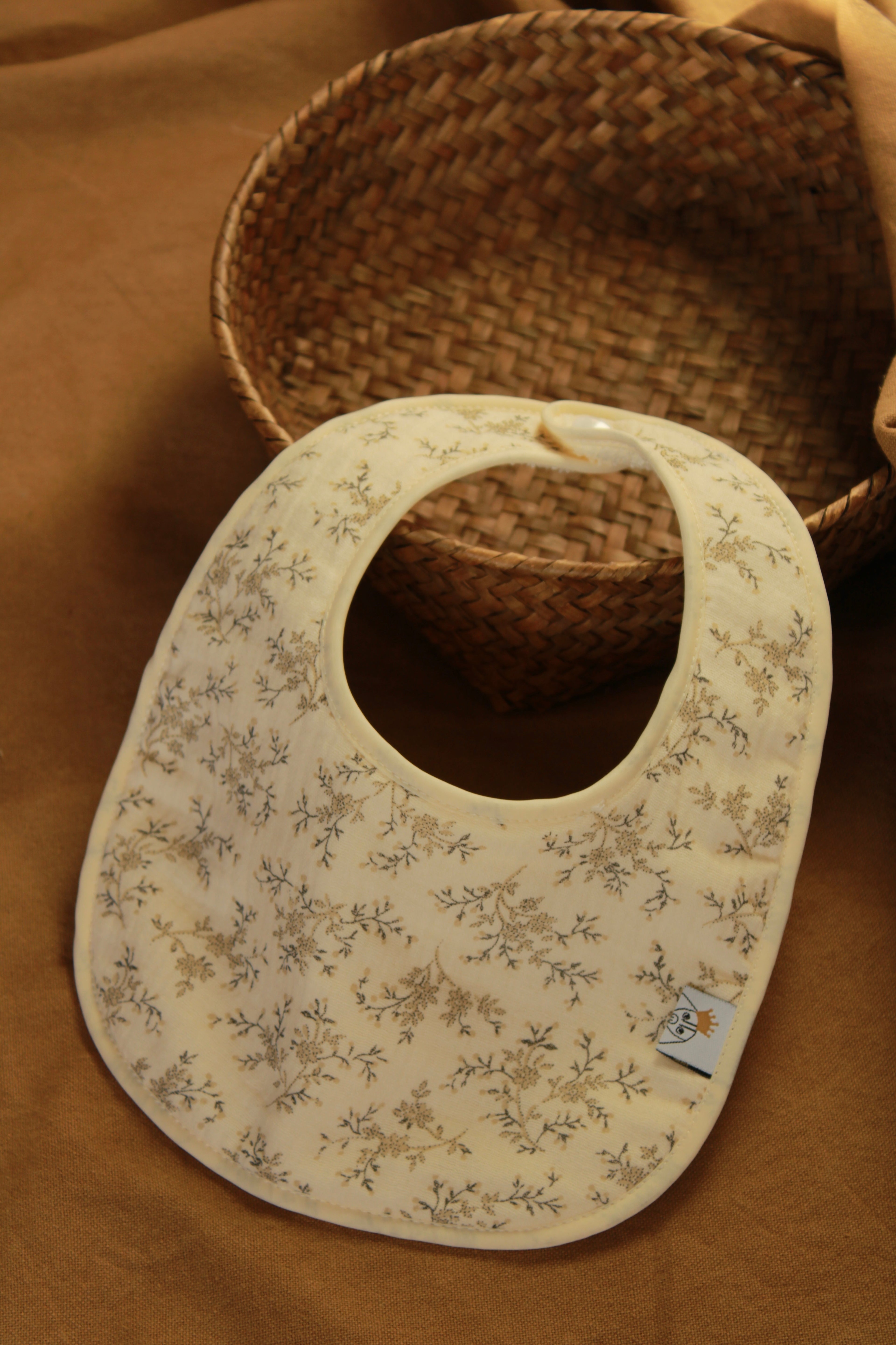 Mon bavoir en gaze + tissu éponge