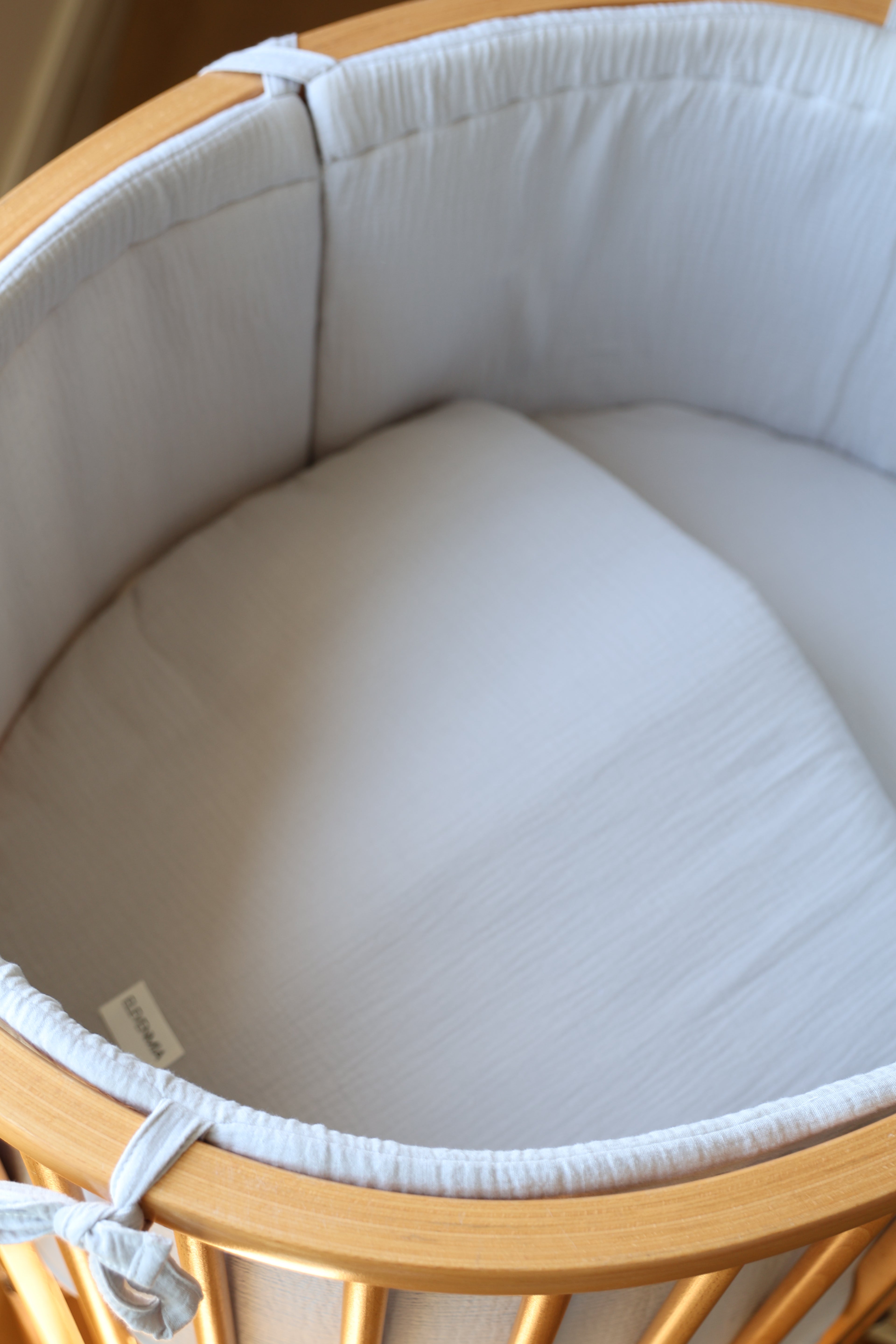 Saco Bajera de MINI CUNA Stokke Gasa Gris