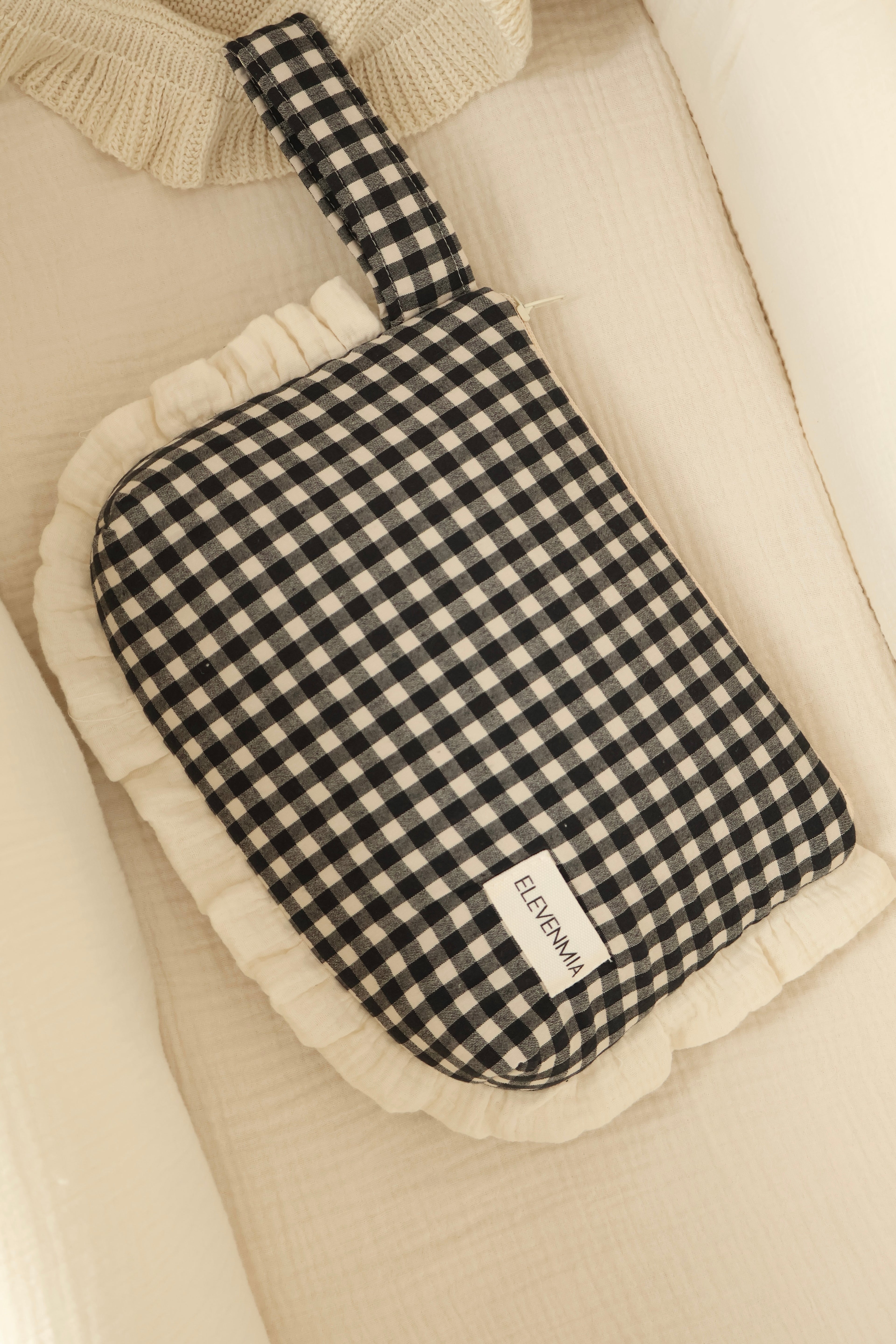 Neceser Volante Vichy Classic + Gasa Cruda