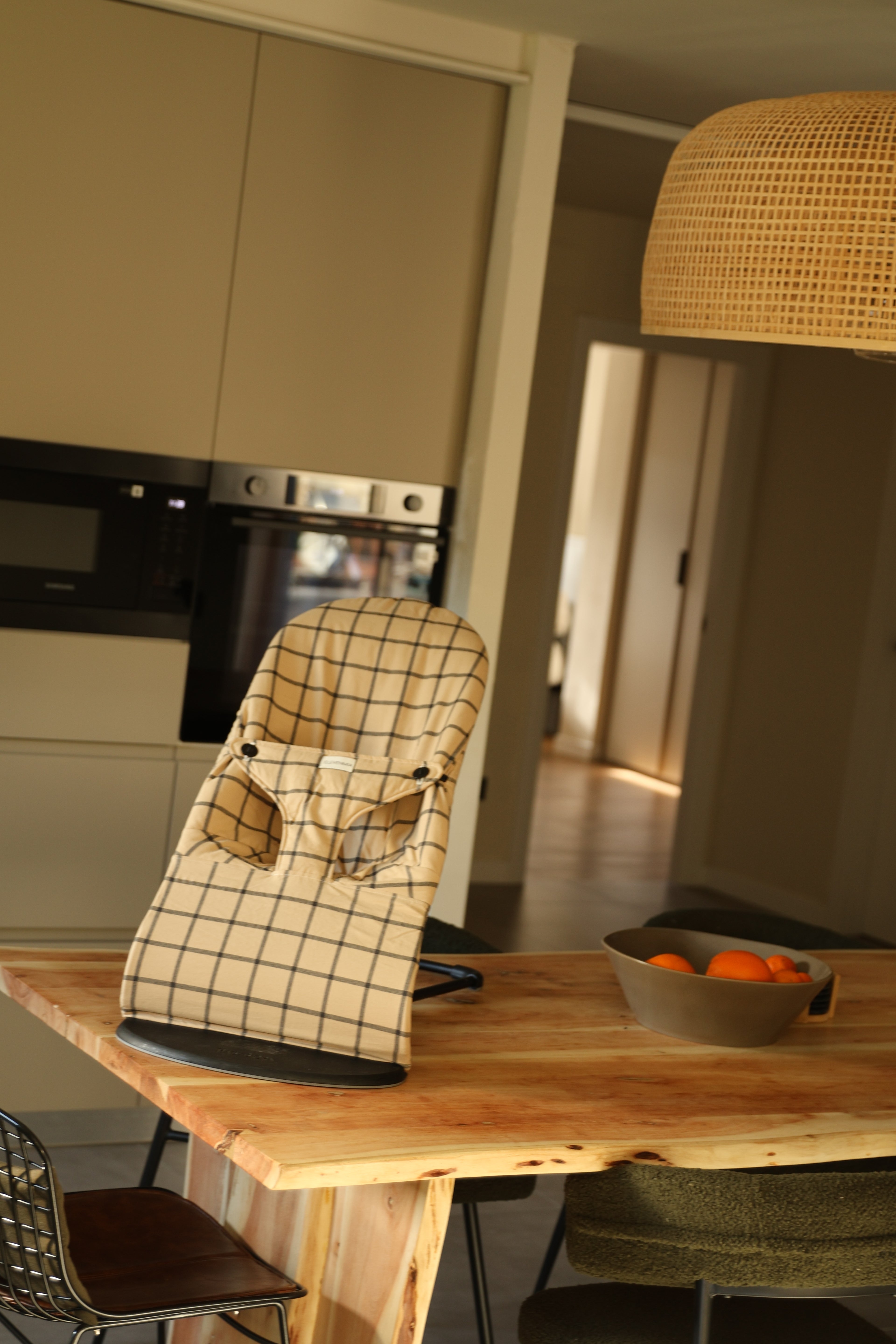 Funda Hamaca BabyJörn Cuadro Ocre