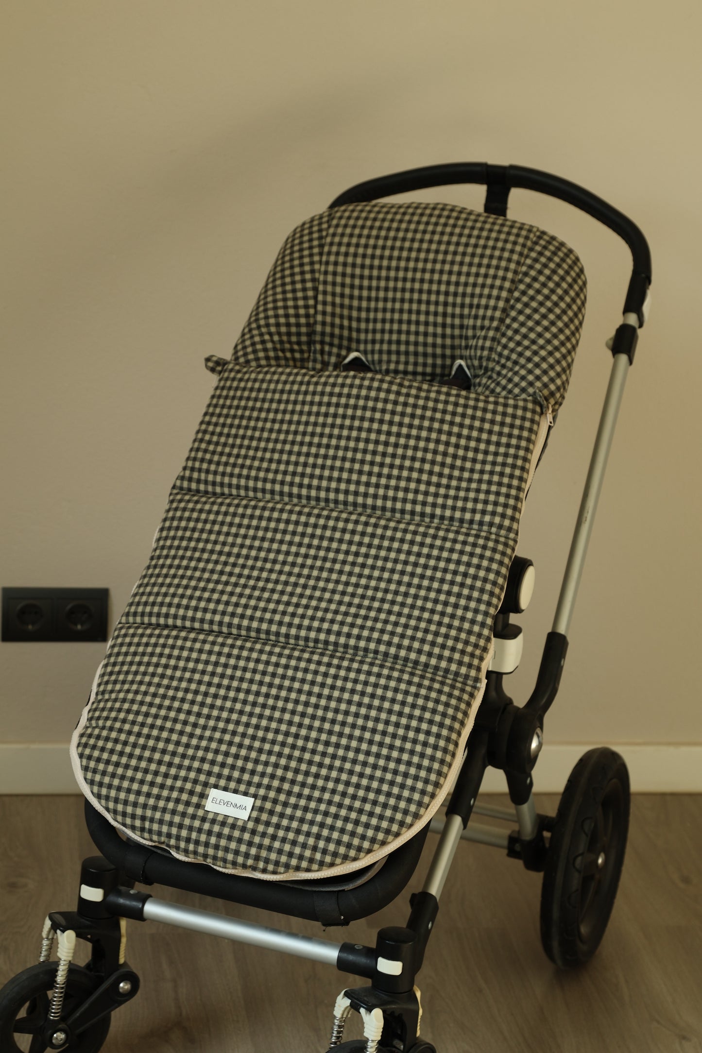 Saco Silla Cochecito Vichy Verde Militar