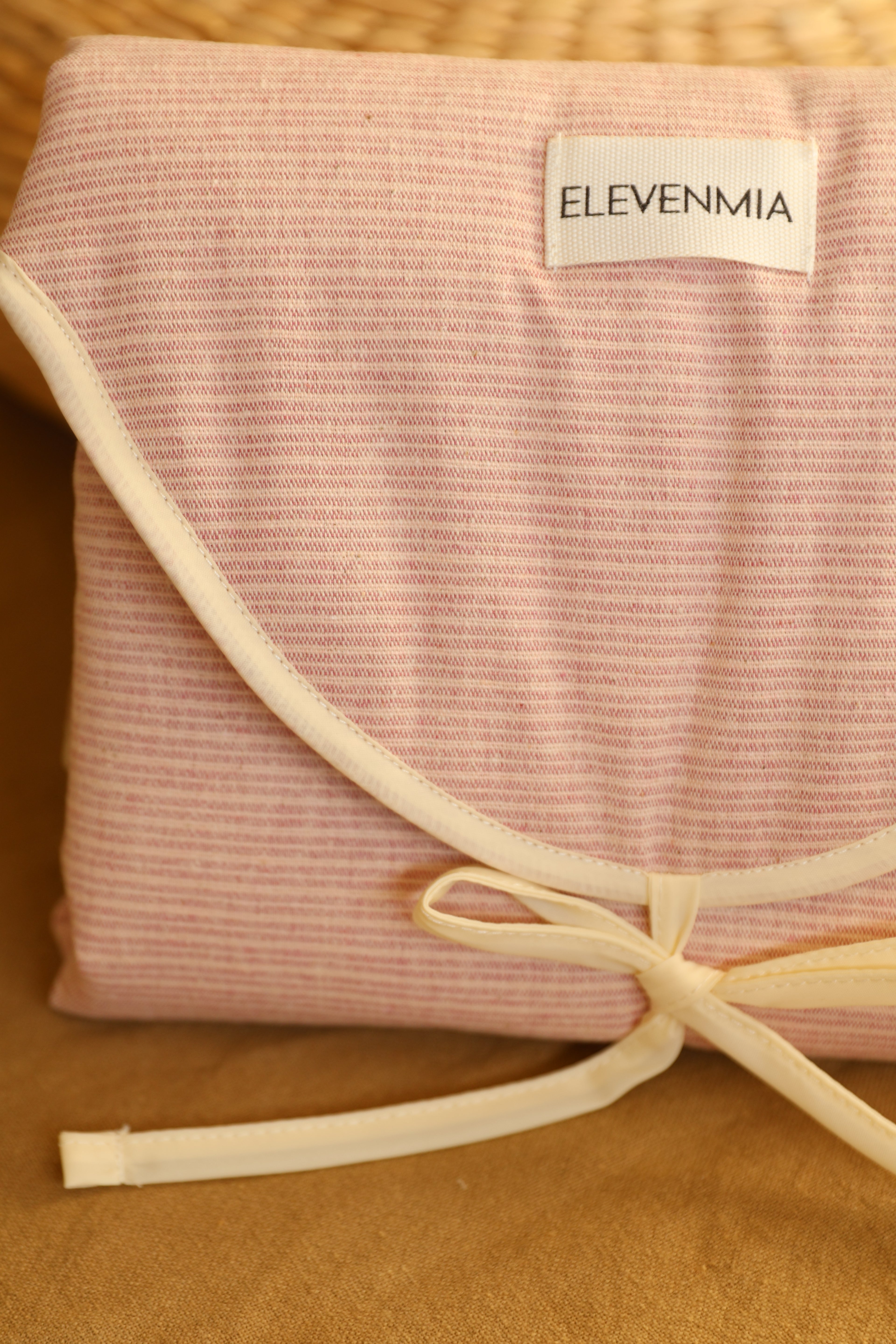 Cambiador Portátil XL Mini Stripe Rosa