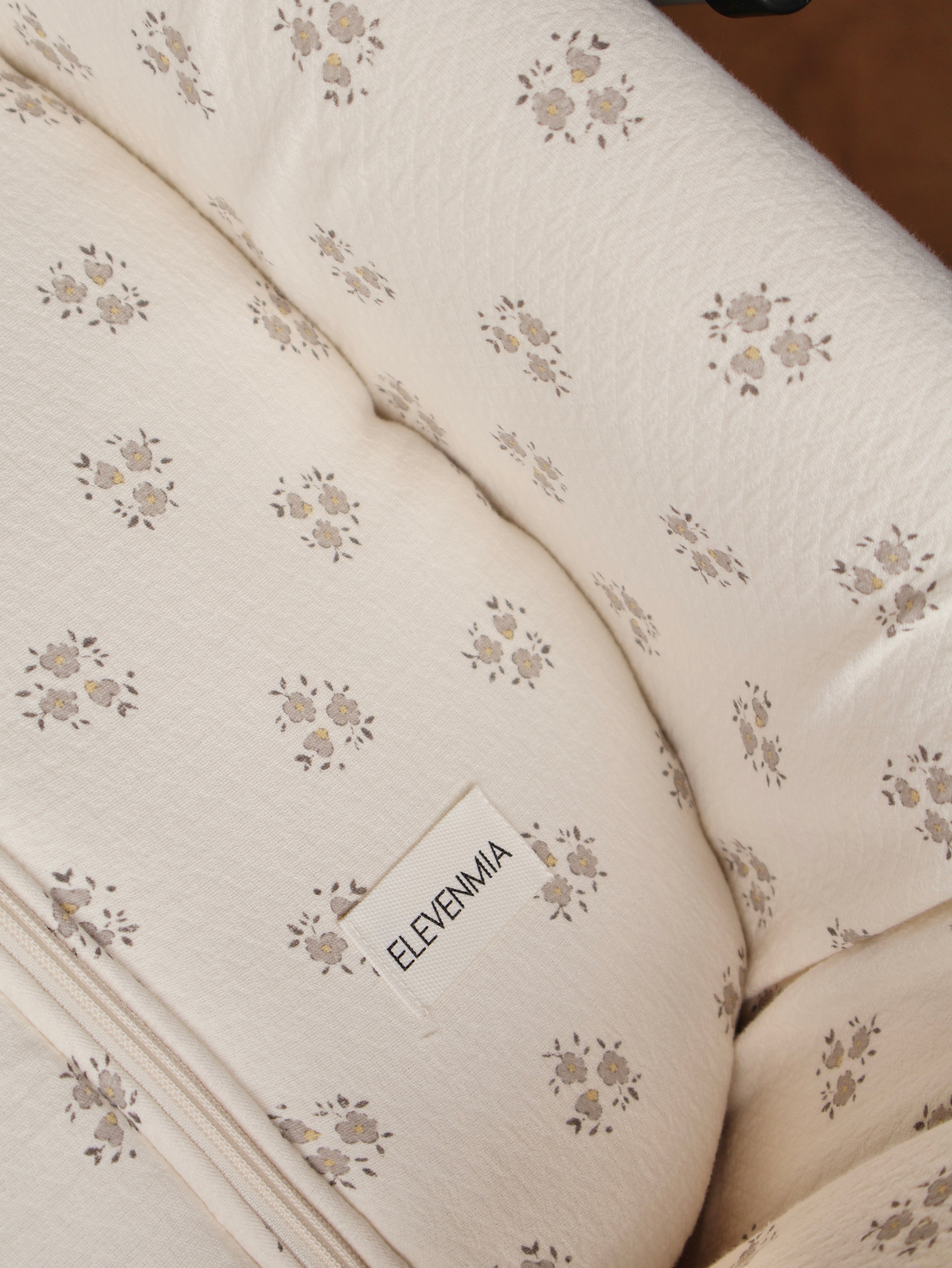 Saco Capazo Inti Gris + Gasa Cruda