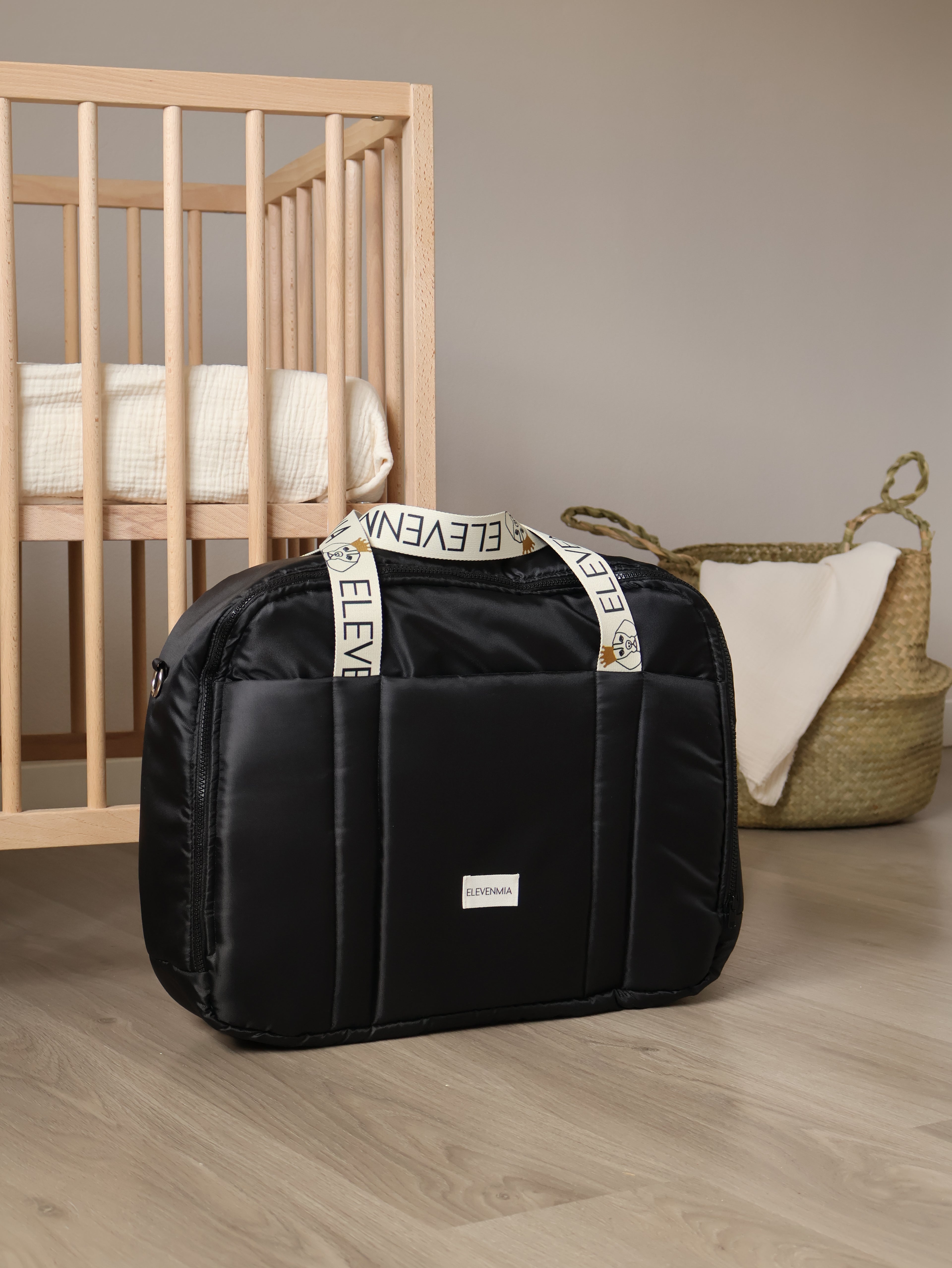 Maleta Maternal Technic Negro Impermeable