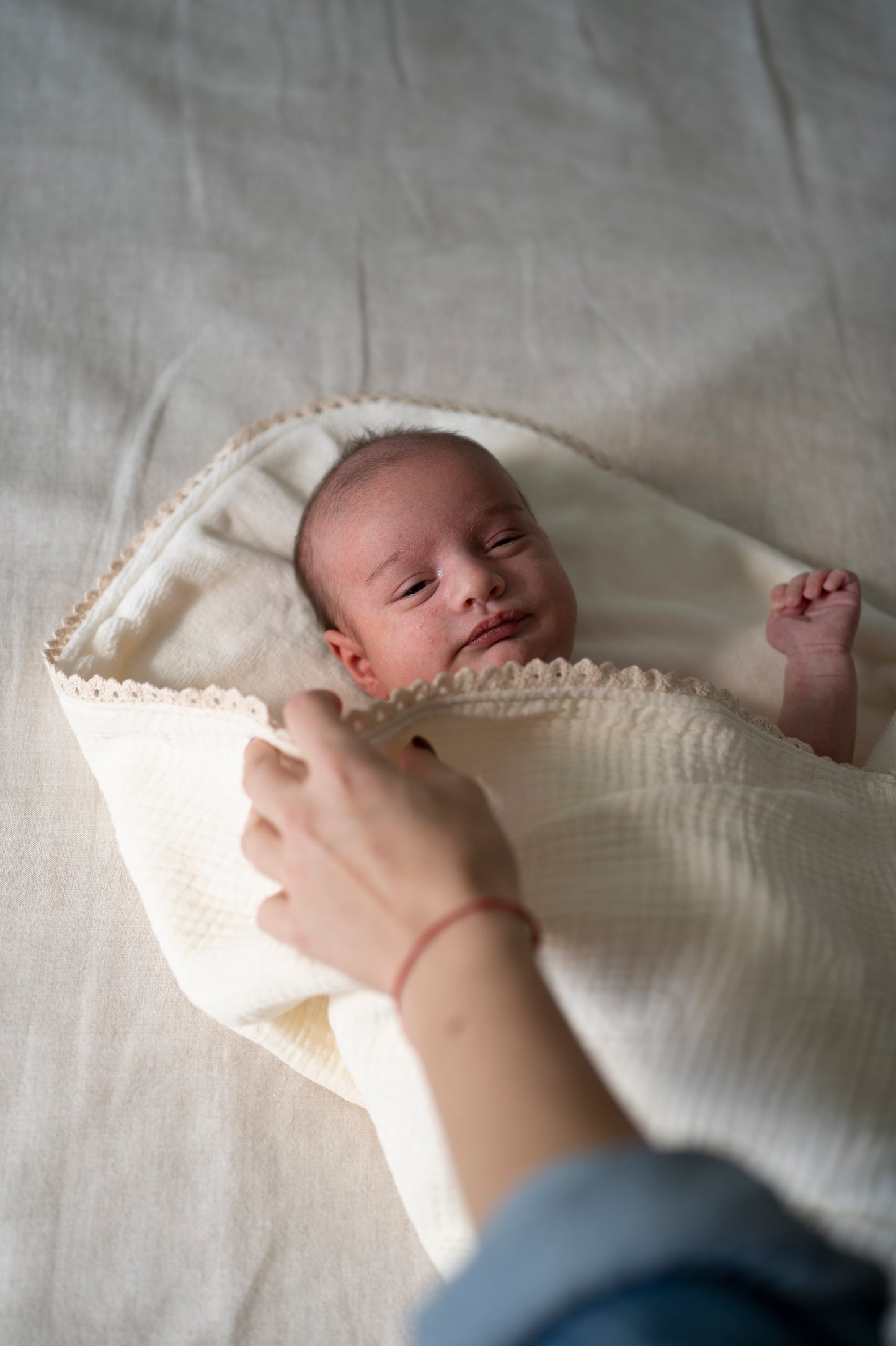 Arrullo Gasa Cruda + Rizo Bambú