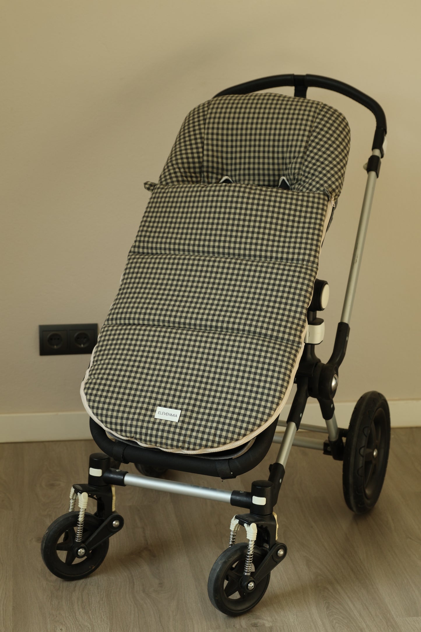 Saco Silla Cochecito Vichy Verde Militar