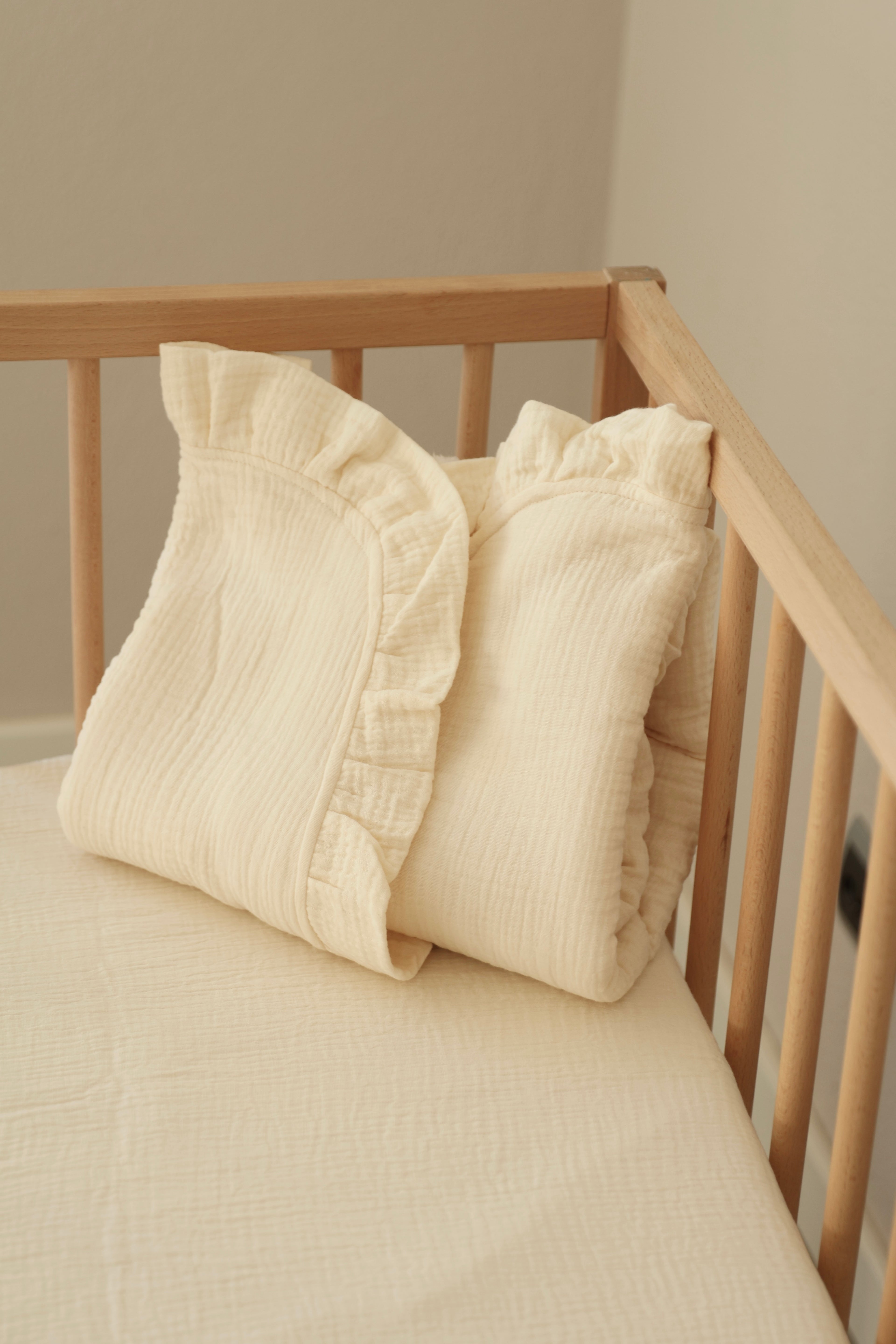 Manta Gasa Cruda + Borreguito