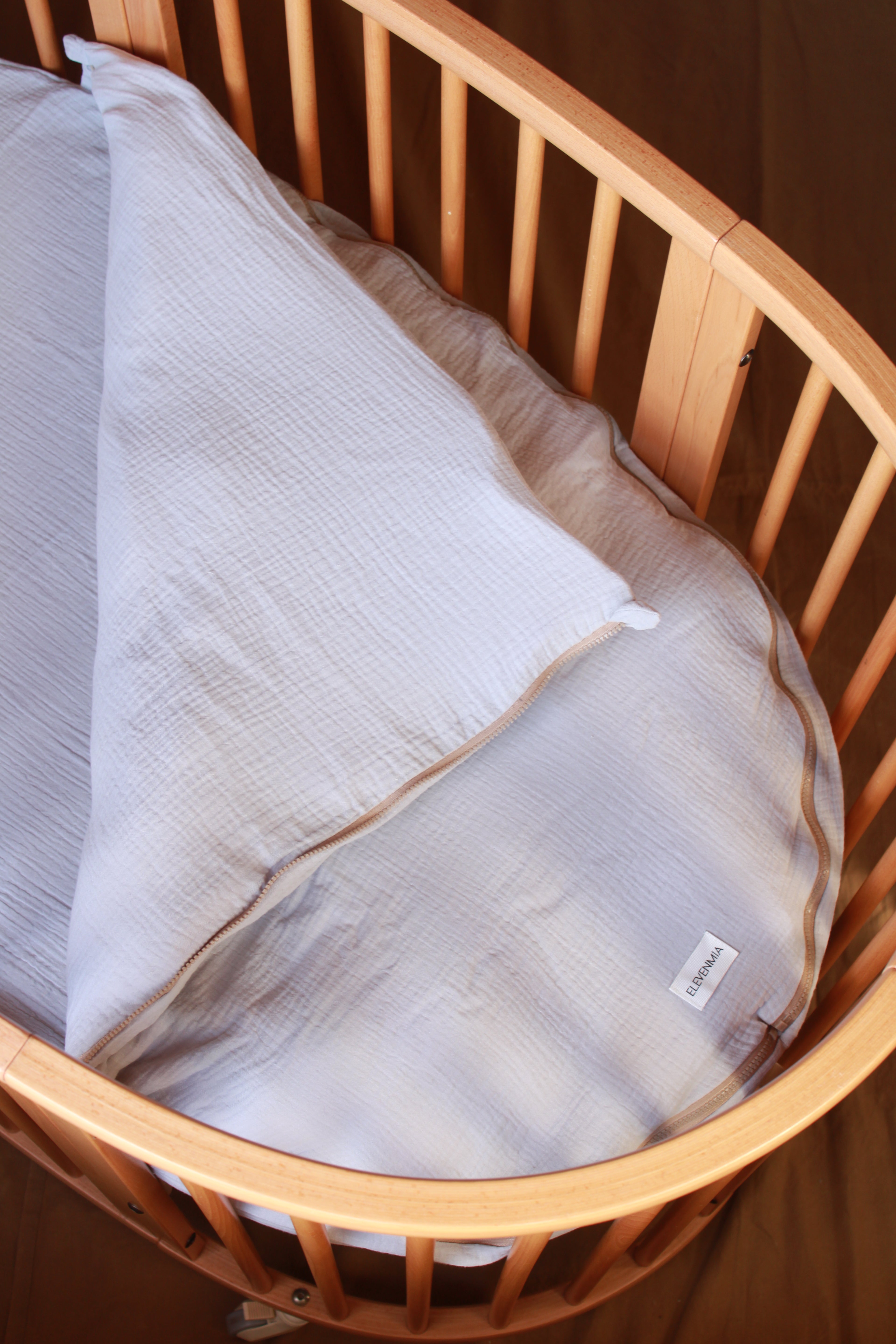 Saco Bajera de Cuna Stokke Gasa Gris