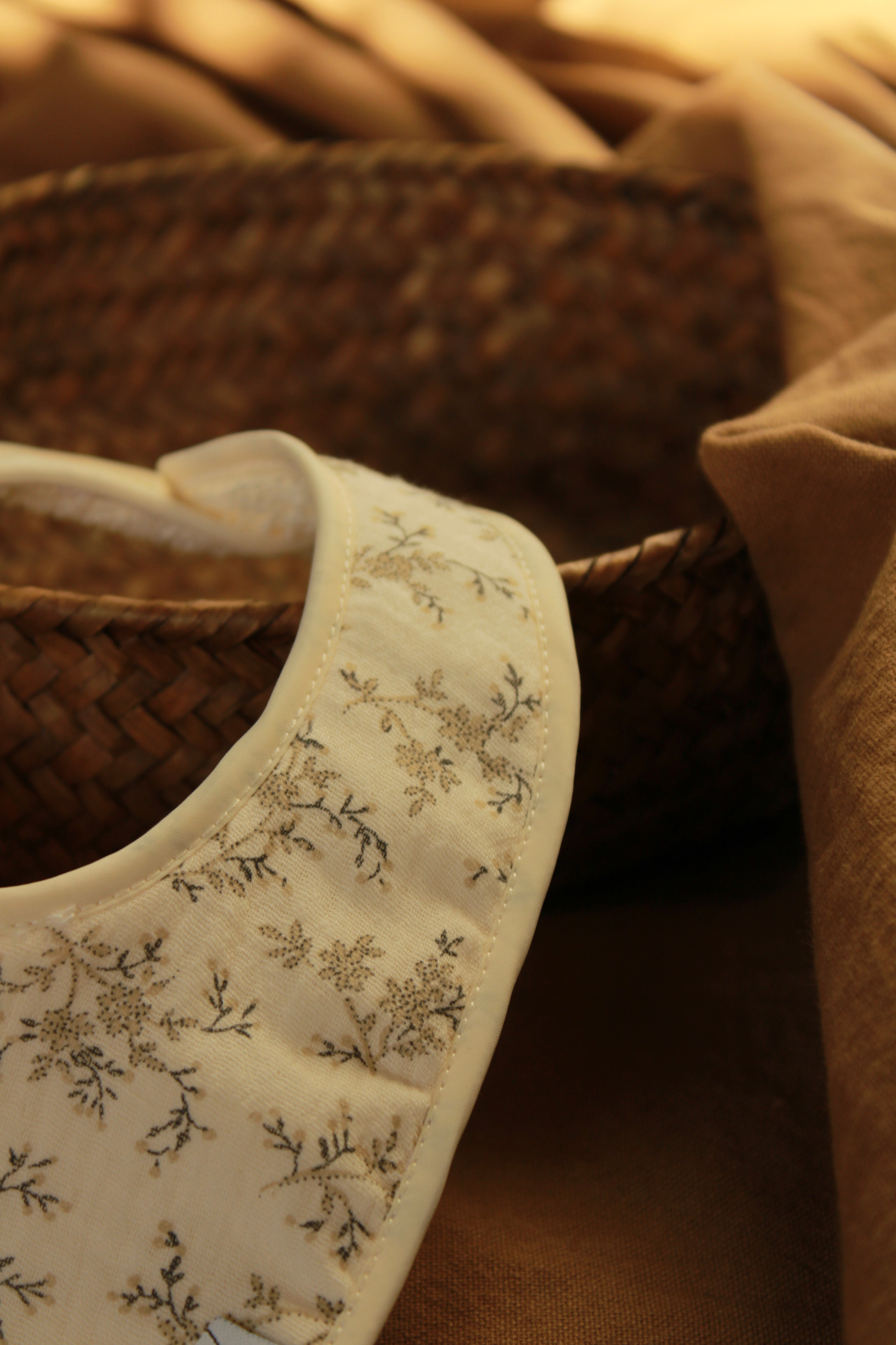 Mon bavoir en gaze + tissu éponge