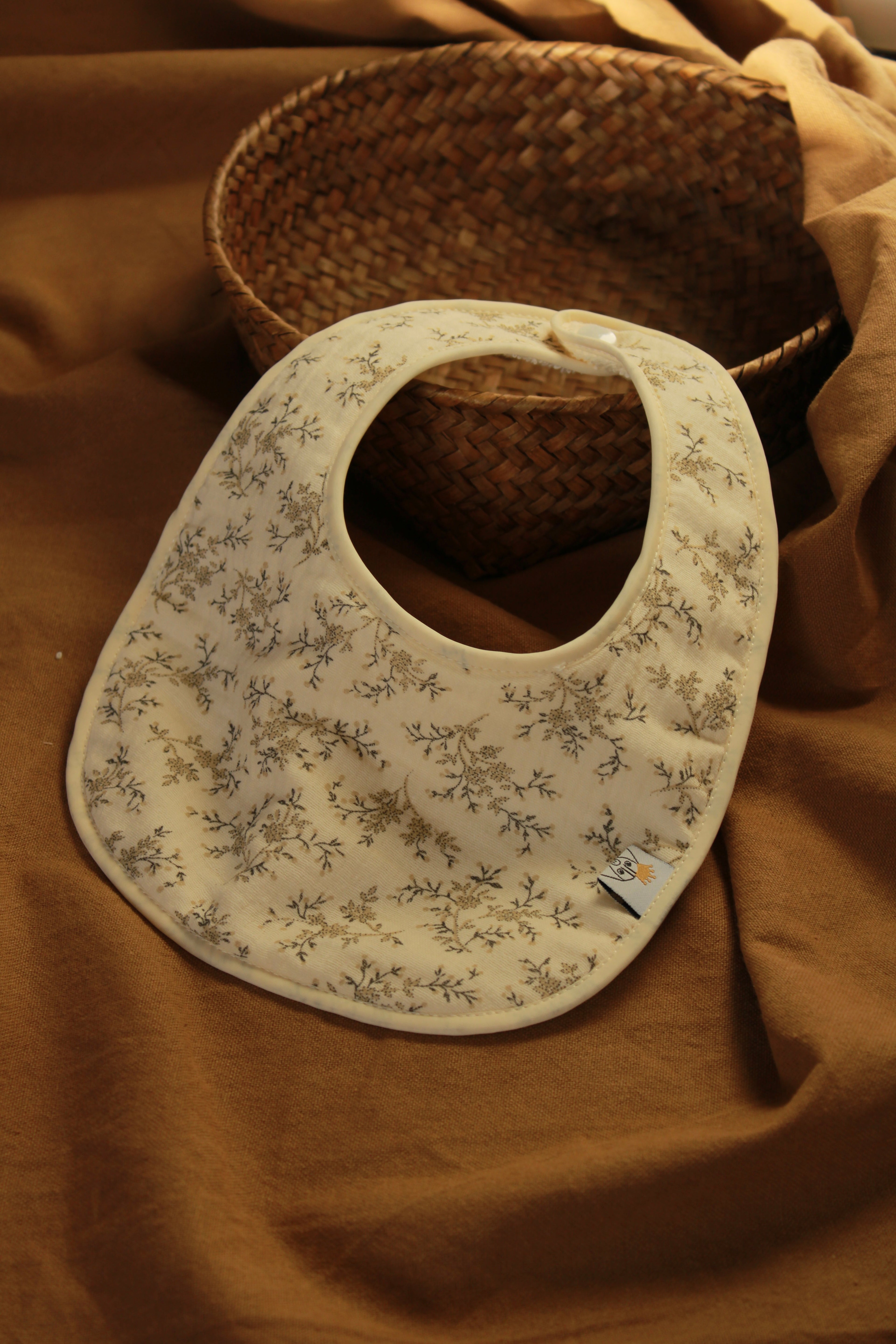 Mon bavoir en gaze + tissu éponge