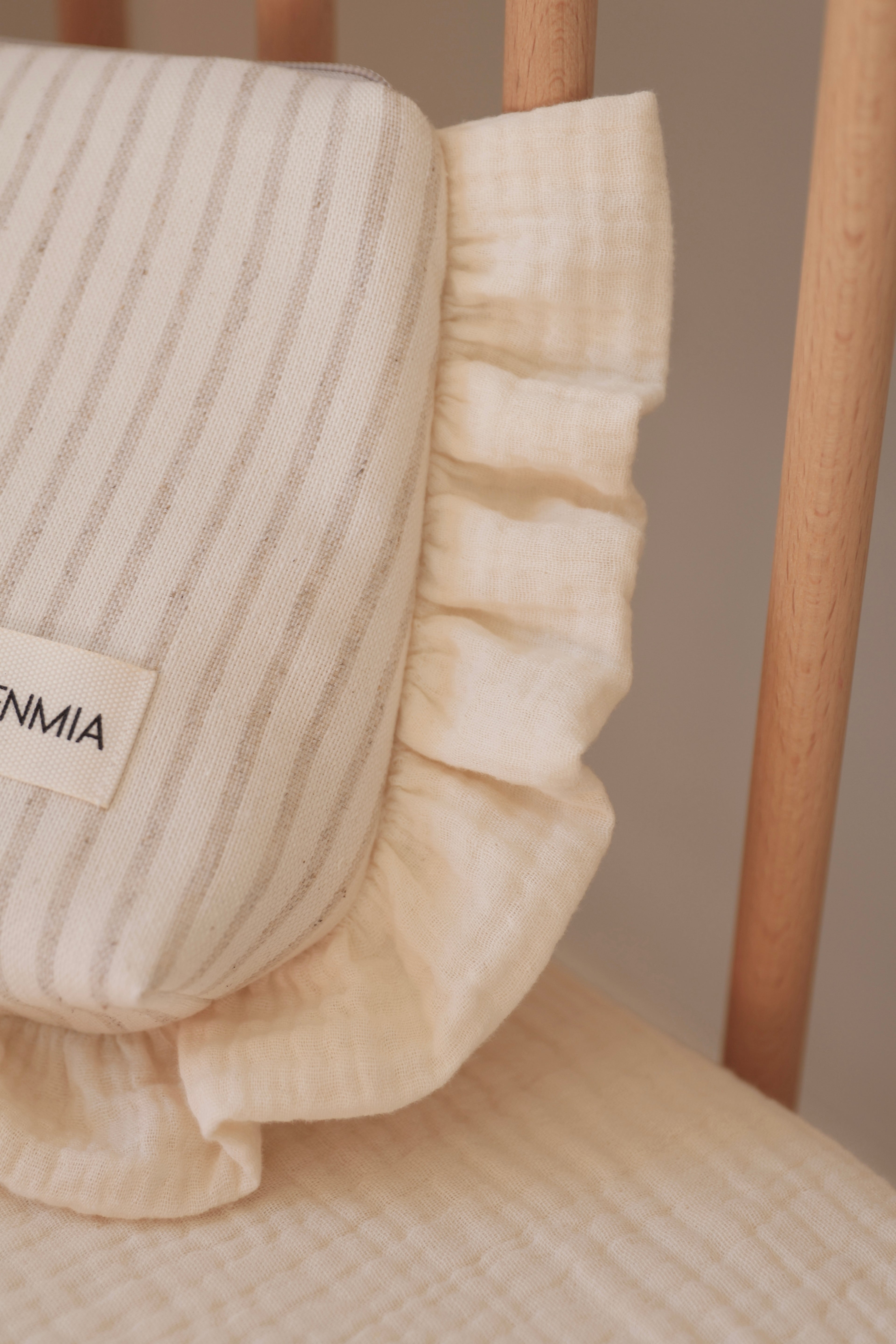 Neceser Volante Mini Stripe Arena + Gasa Cruda