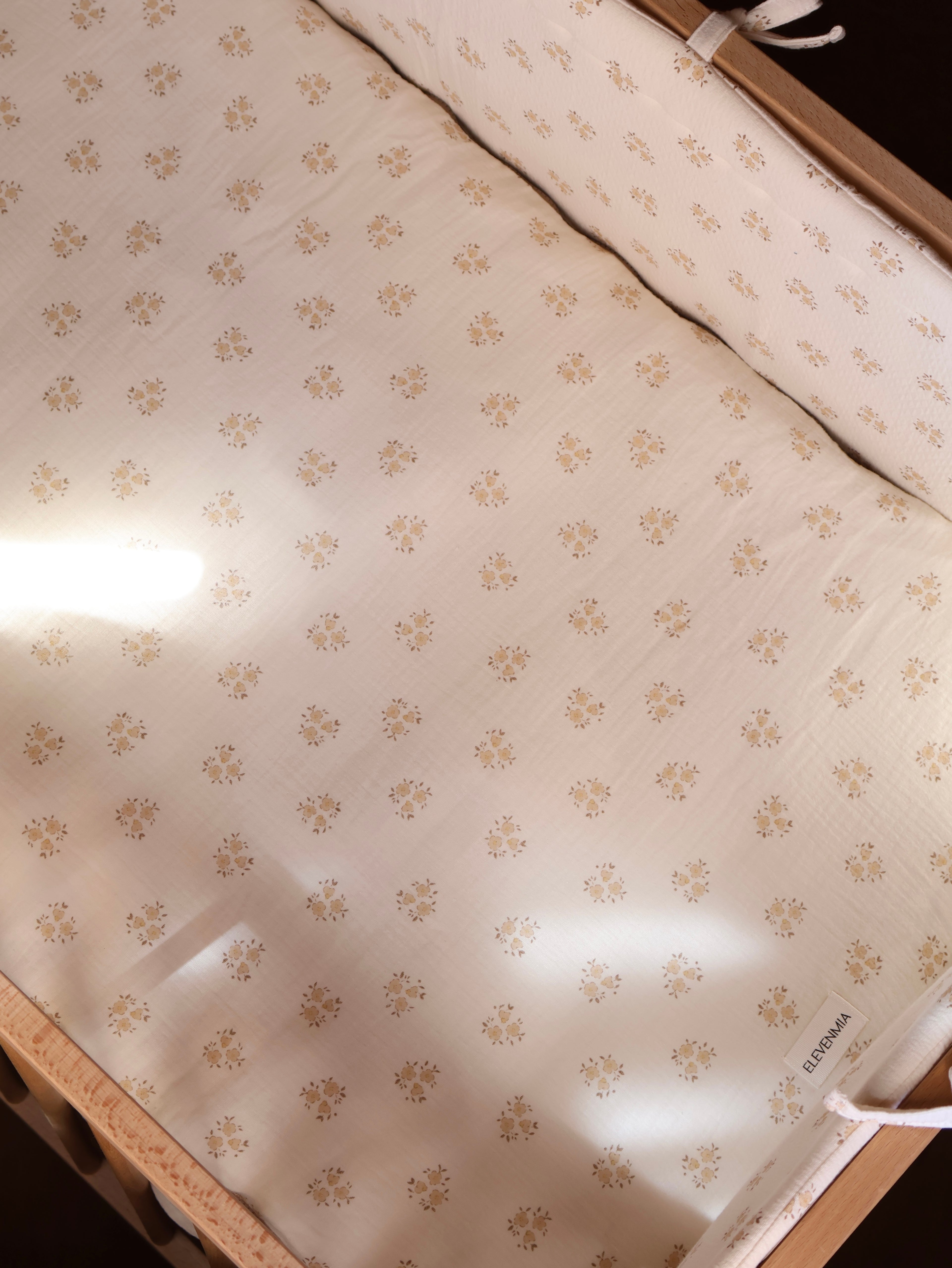 Sac à fond de berceau 60 x 120 Gaze Sia Sand