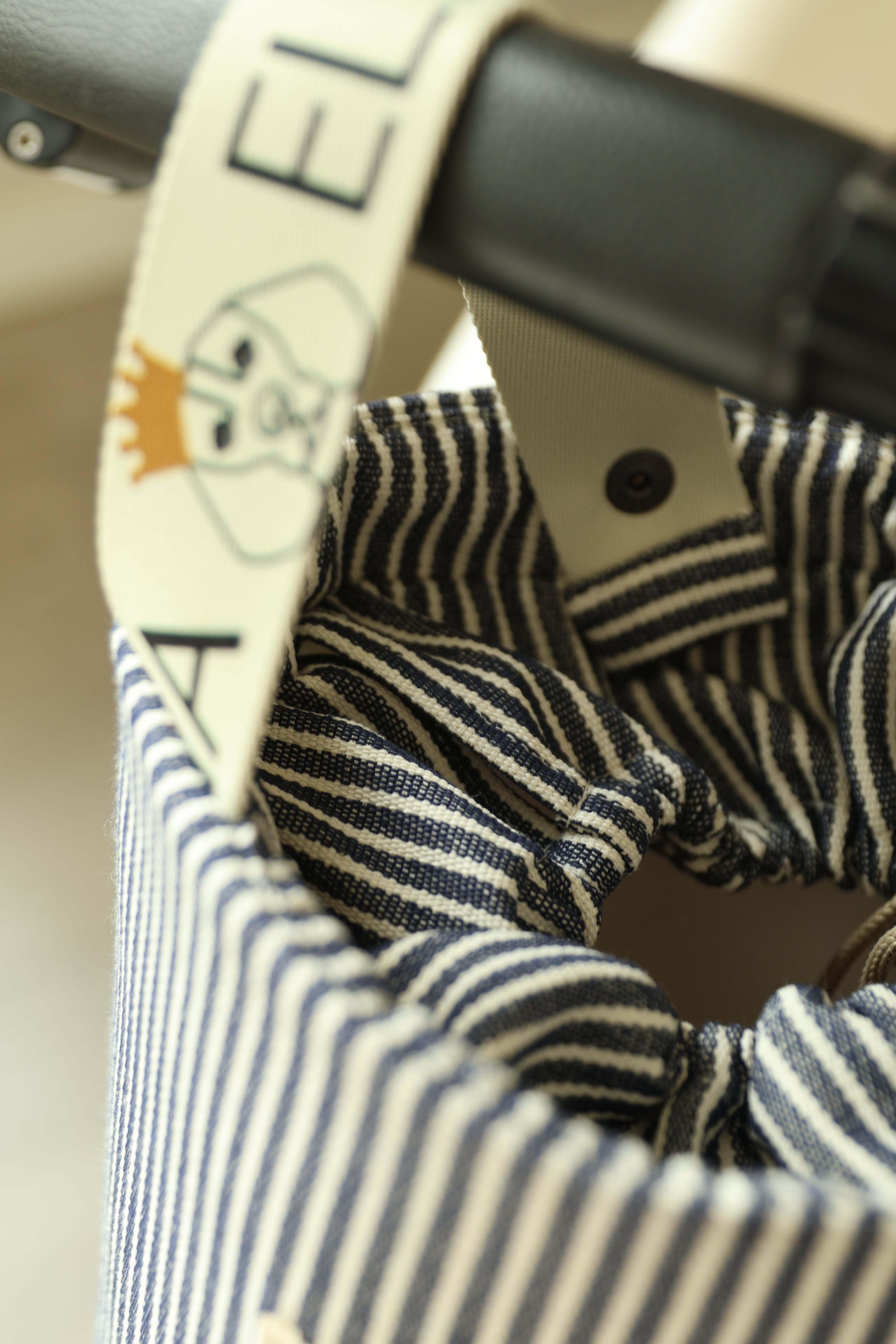 Bolso Mandana Apron Stripe Jean