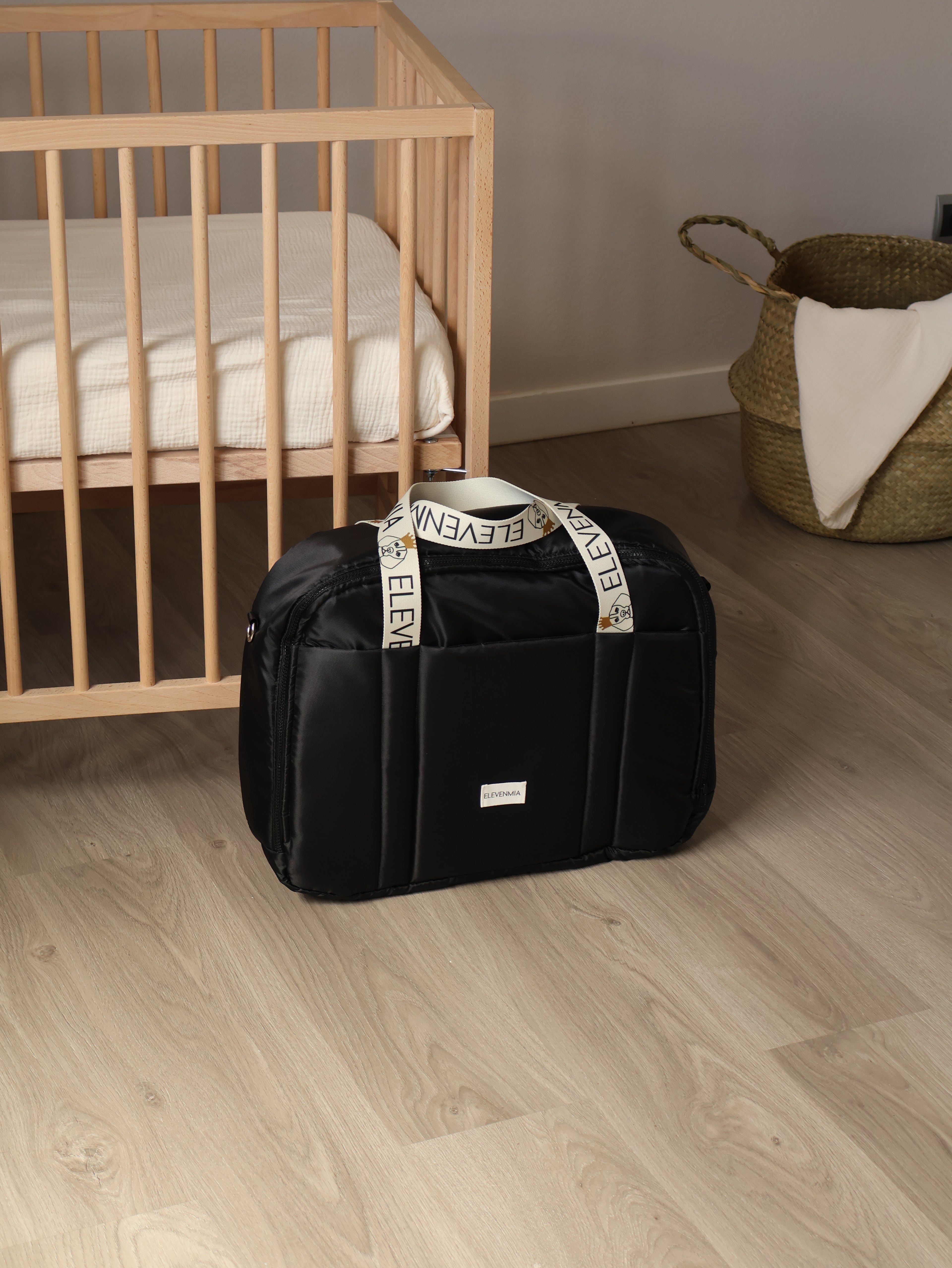 Maleta Maternal Technic Negro Impermeable
