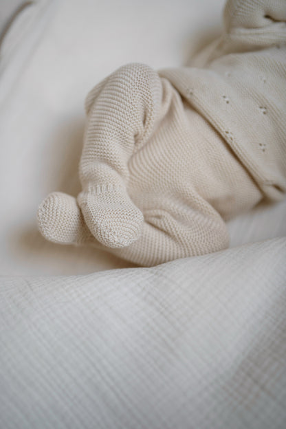 Conjunto Punto Tricot Beige