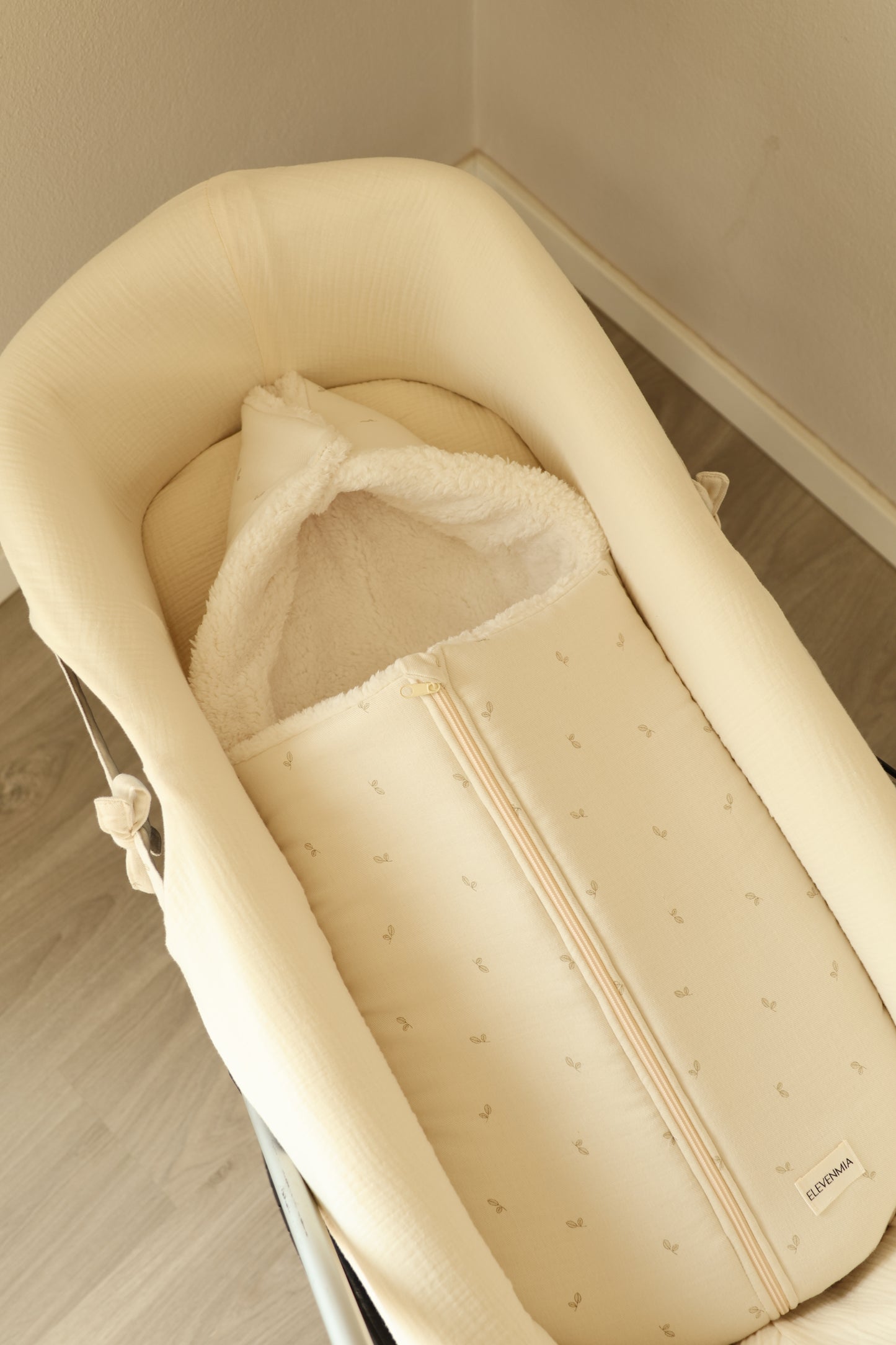 Saco Capazo Cello Oliva + Borreguito