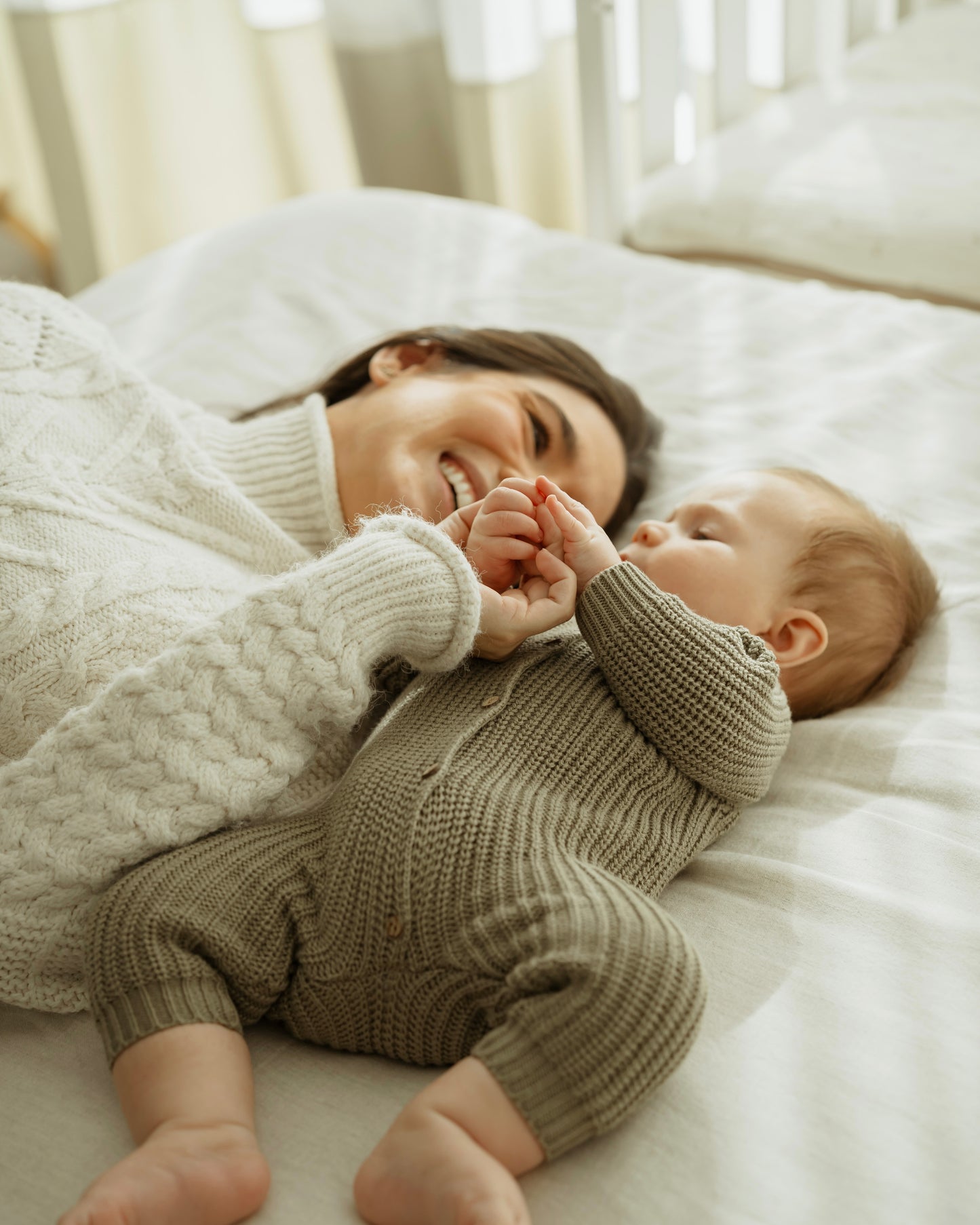 Buzo Punto Tricot Verde Oliva