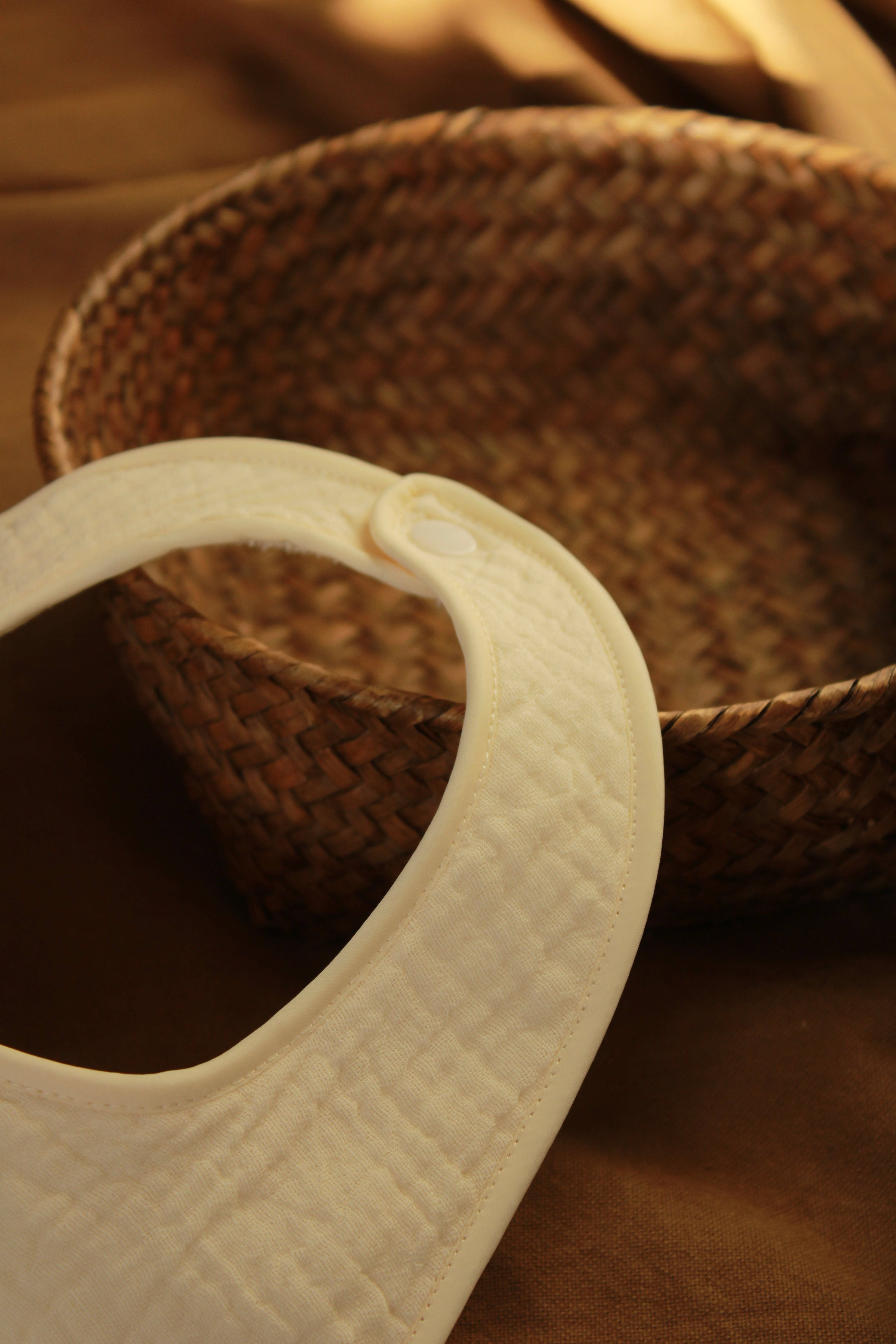 Babero Gasa Cruda + Rizo