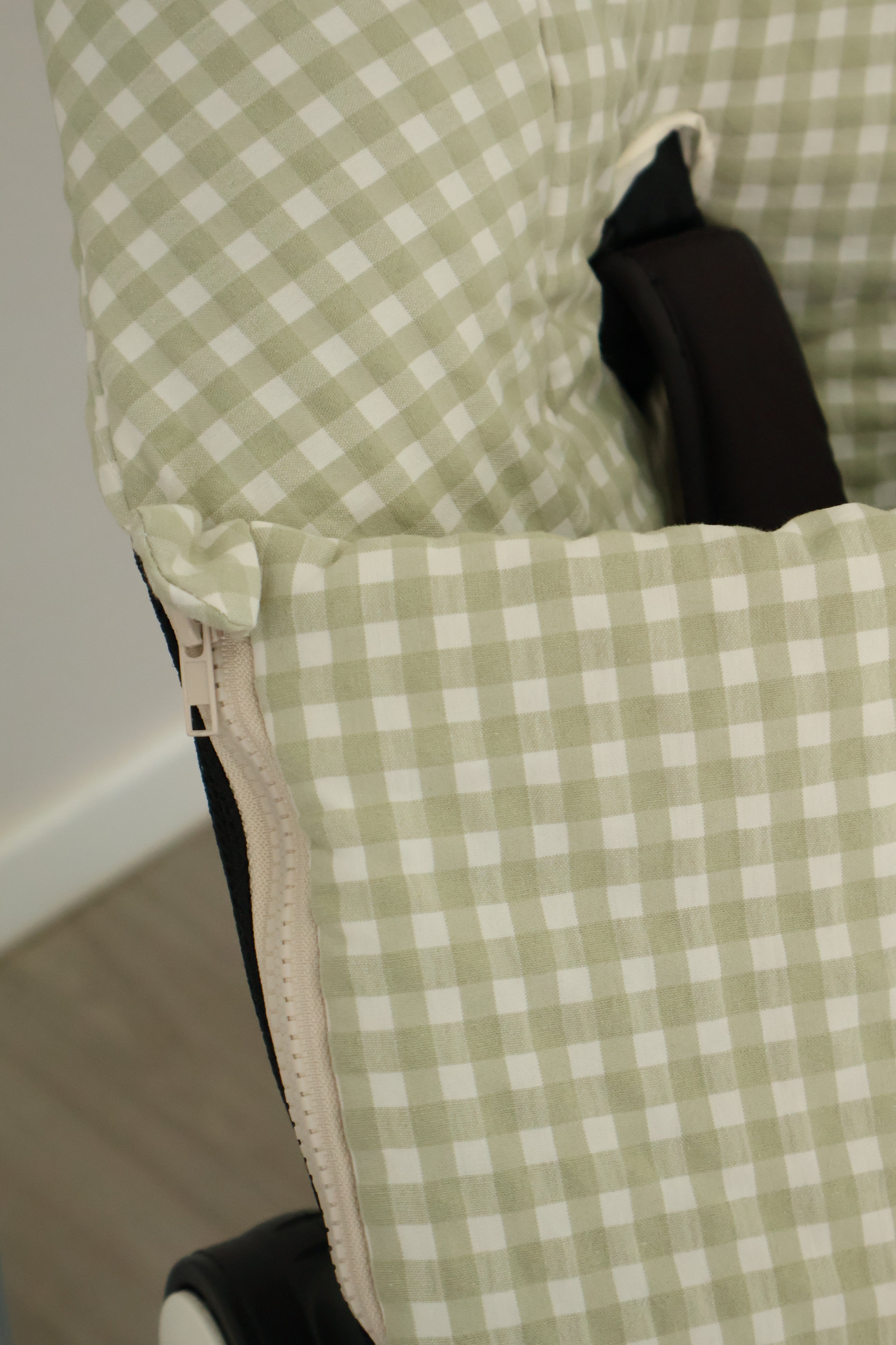 Sac poussette Vichy Matcha