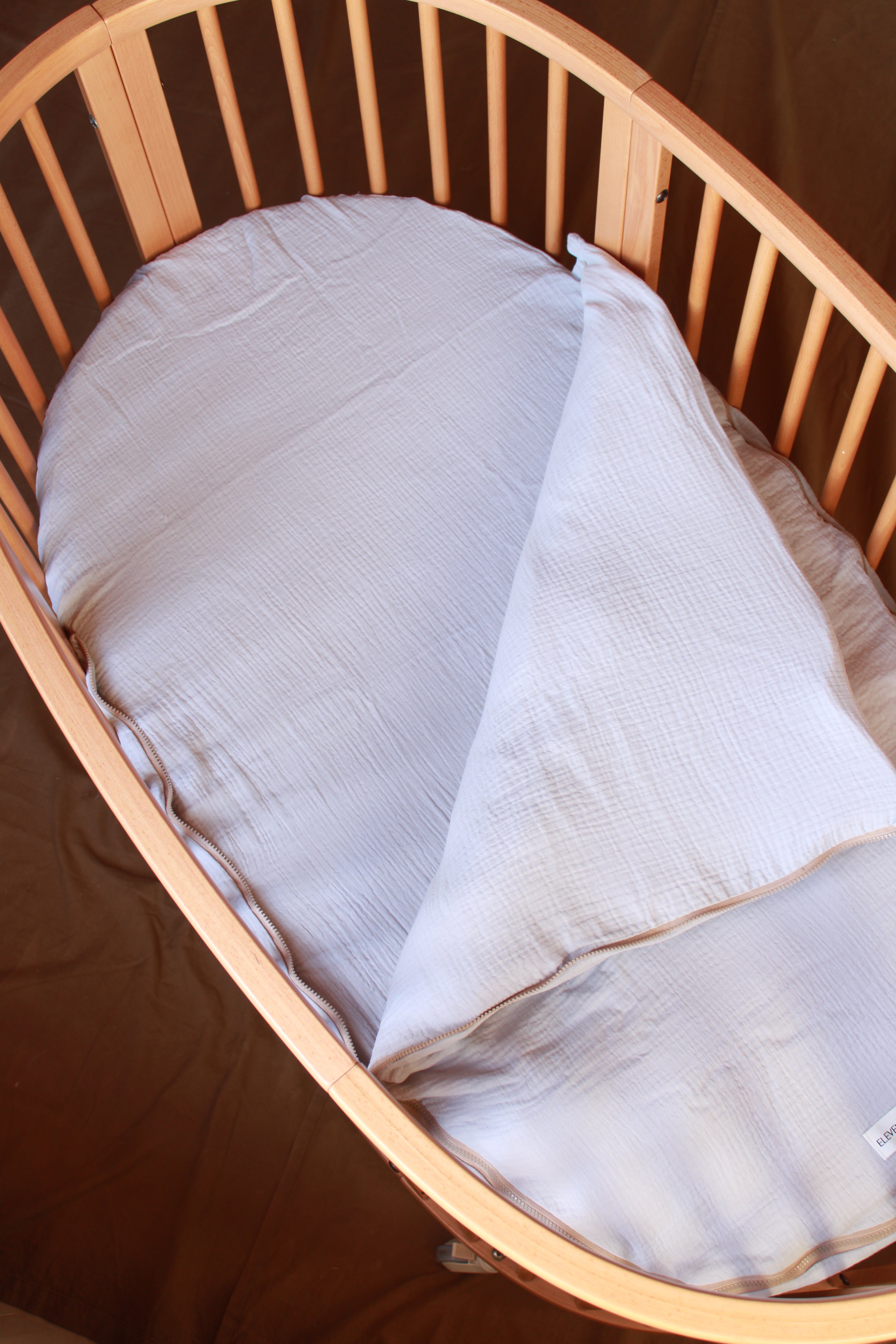 Saco Bajera de Cuna Stokke Gasa Gris