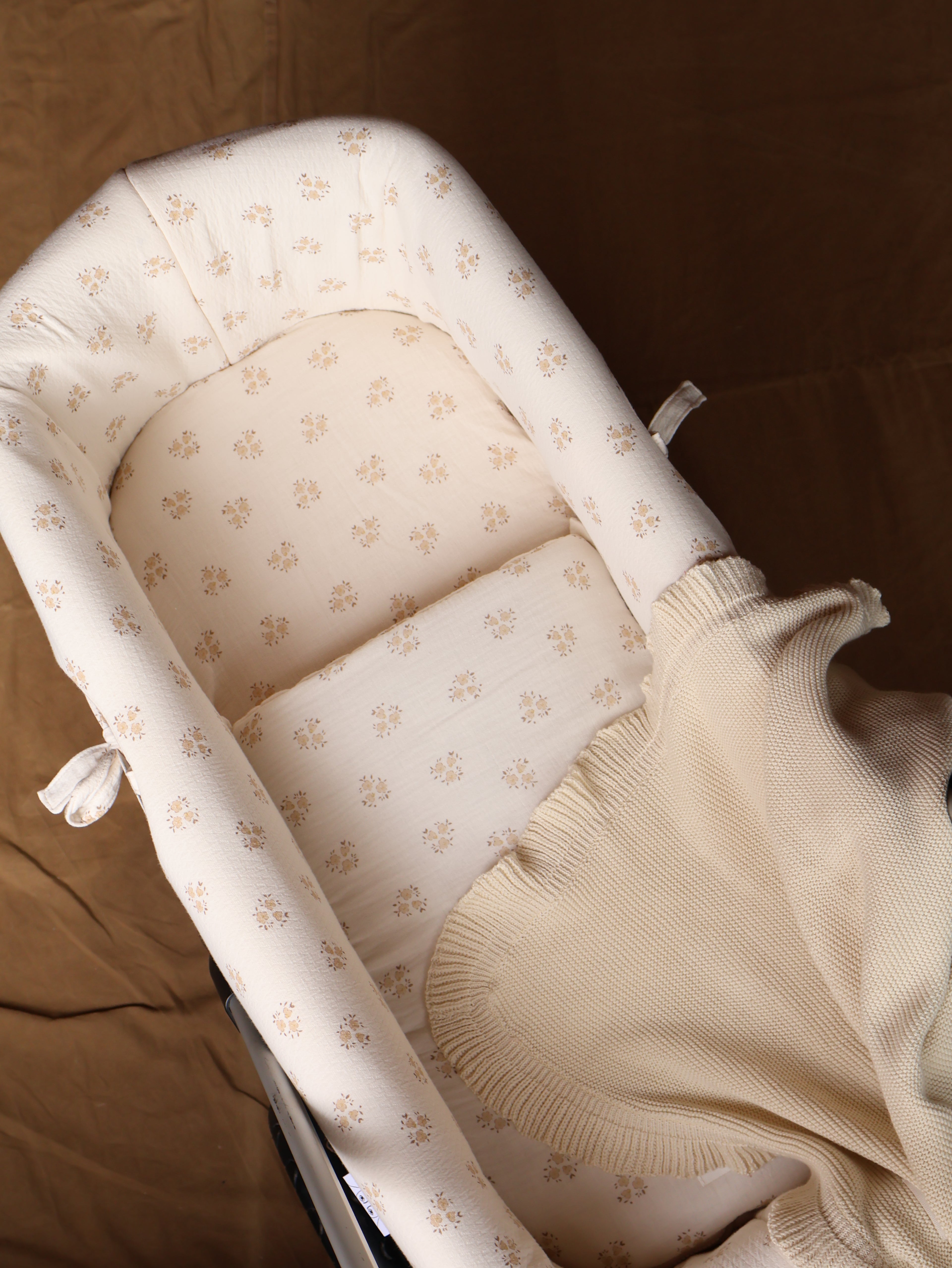 Sac de fond de poussette en gaze de sable Sia