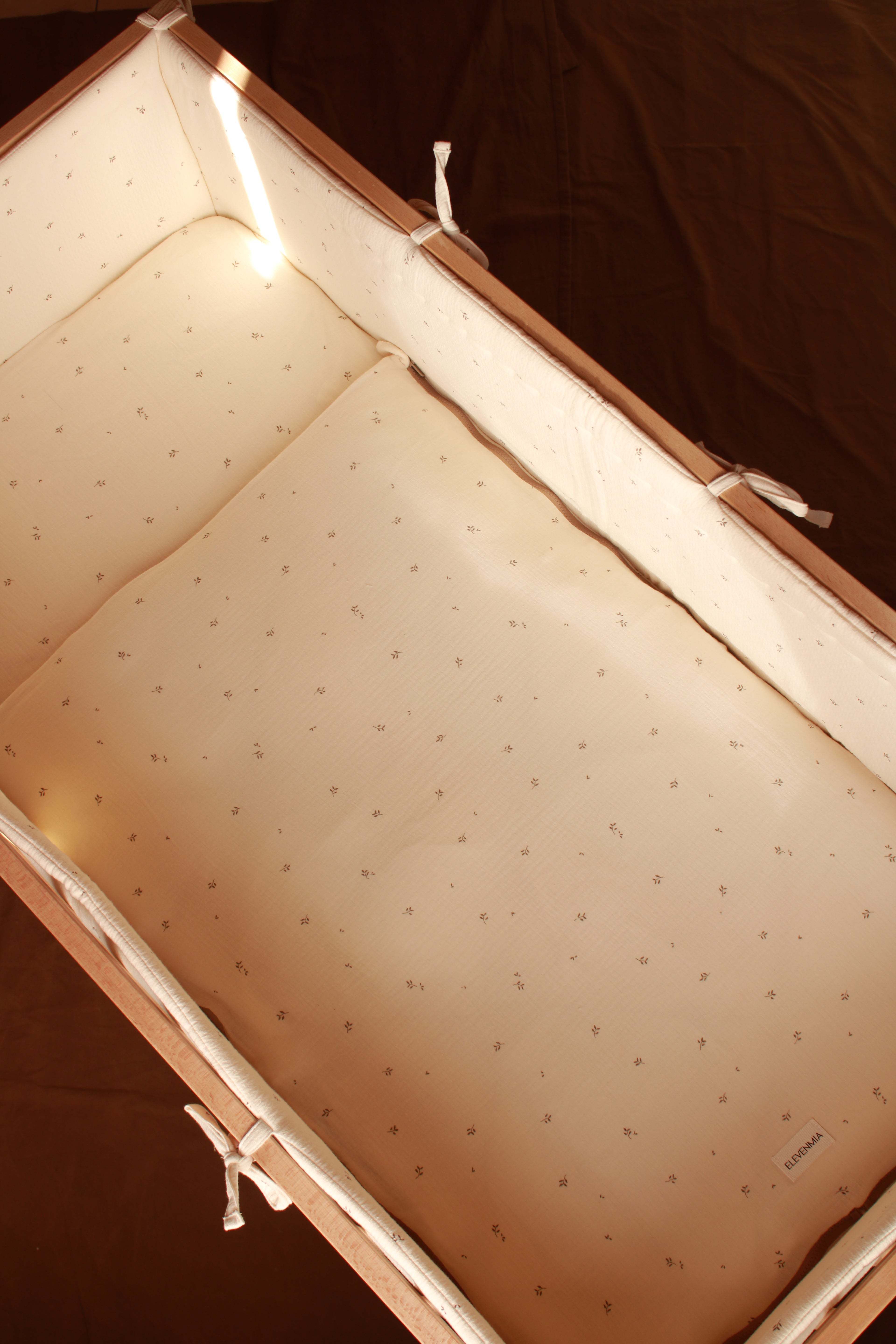 Sac à fond de berceau 60 x 120 gaze Lúa