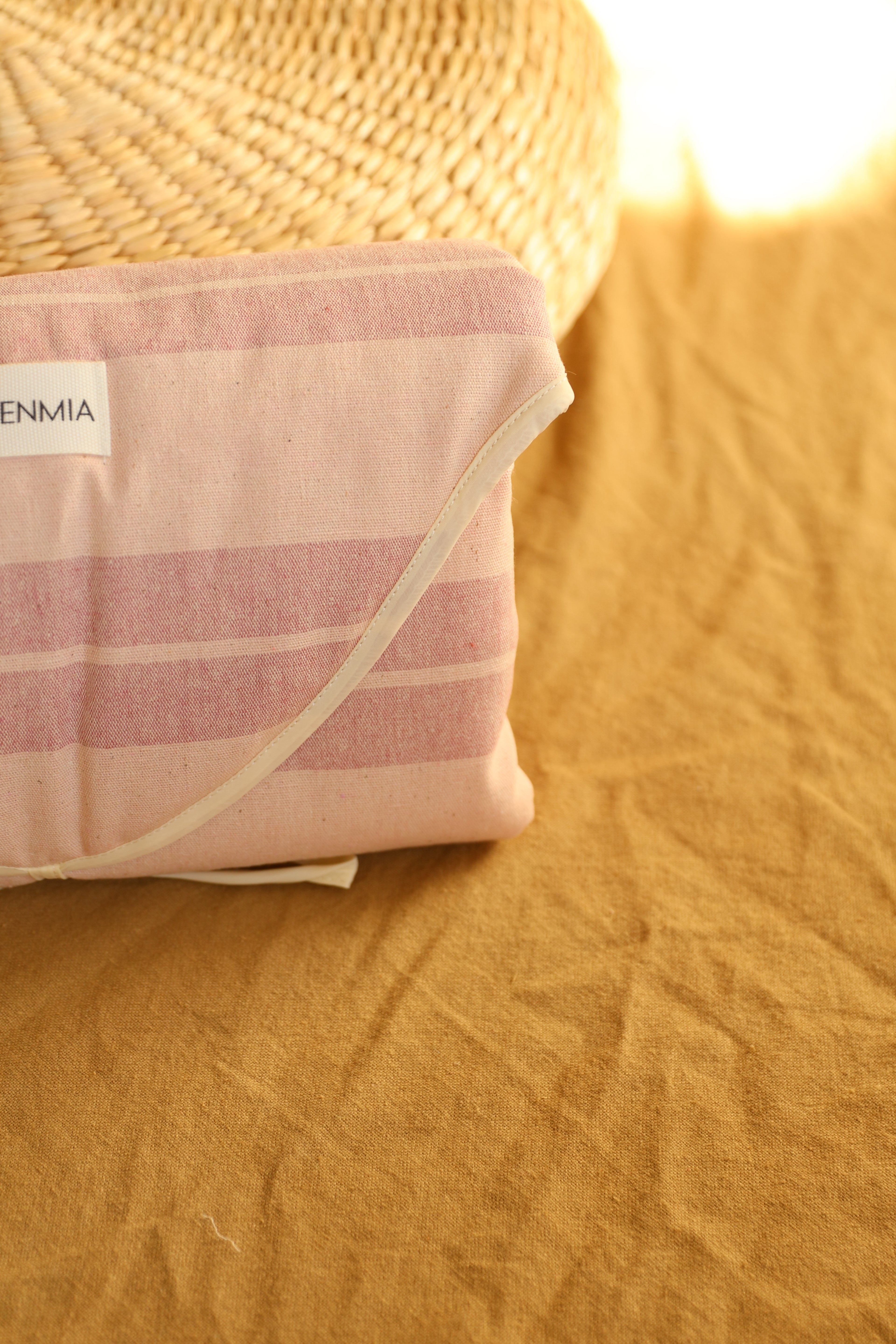 Cambiador Portátil XL Stripe XL Rosa