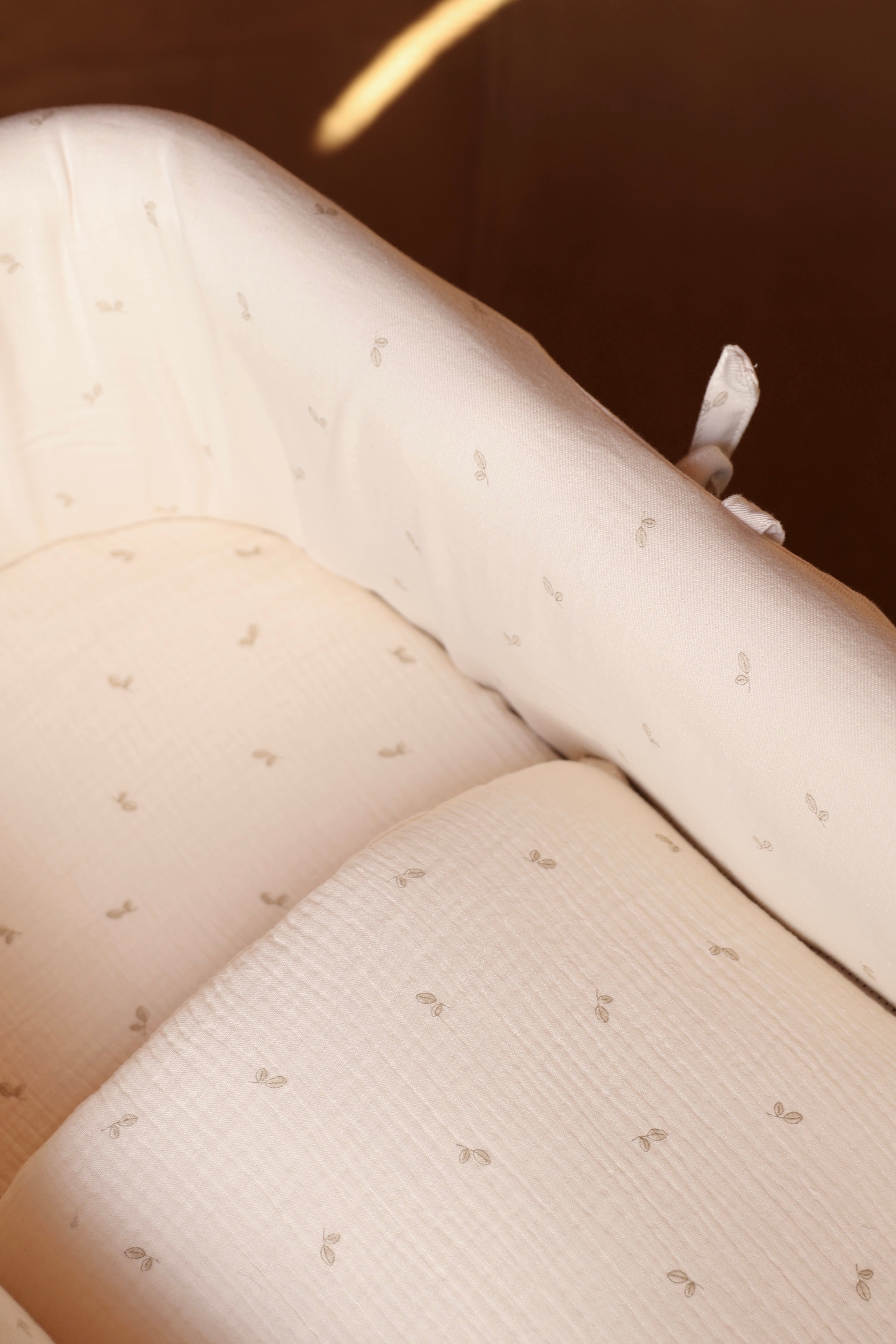 Saco Bajera Cochecito Gasa Oliva