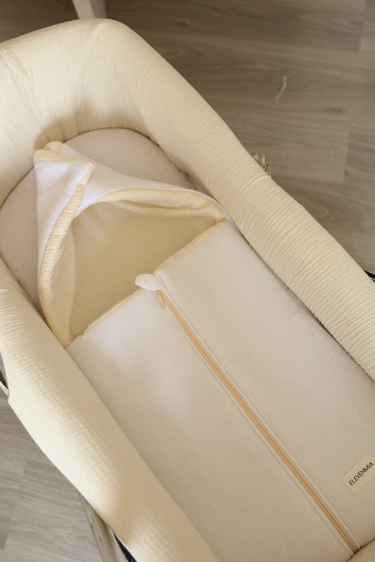 Saco Capazo Gasa Blanca + Gasa Cruda