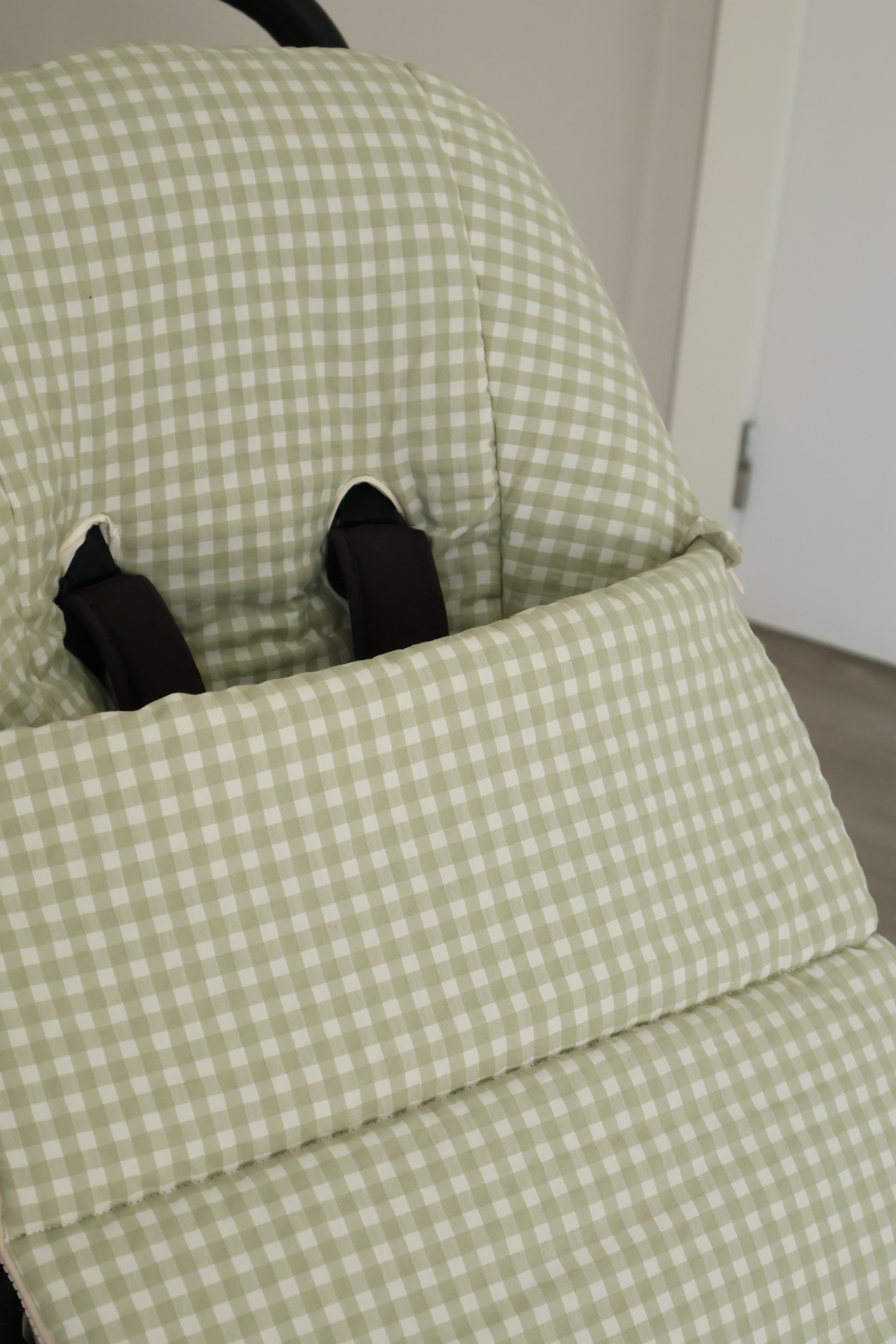 Sac poussette Vichy Matcha