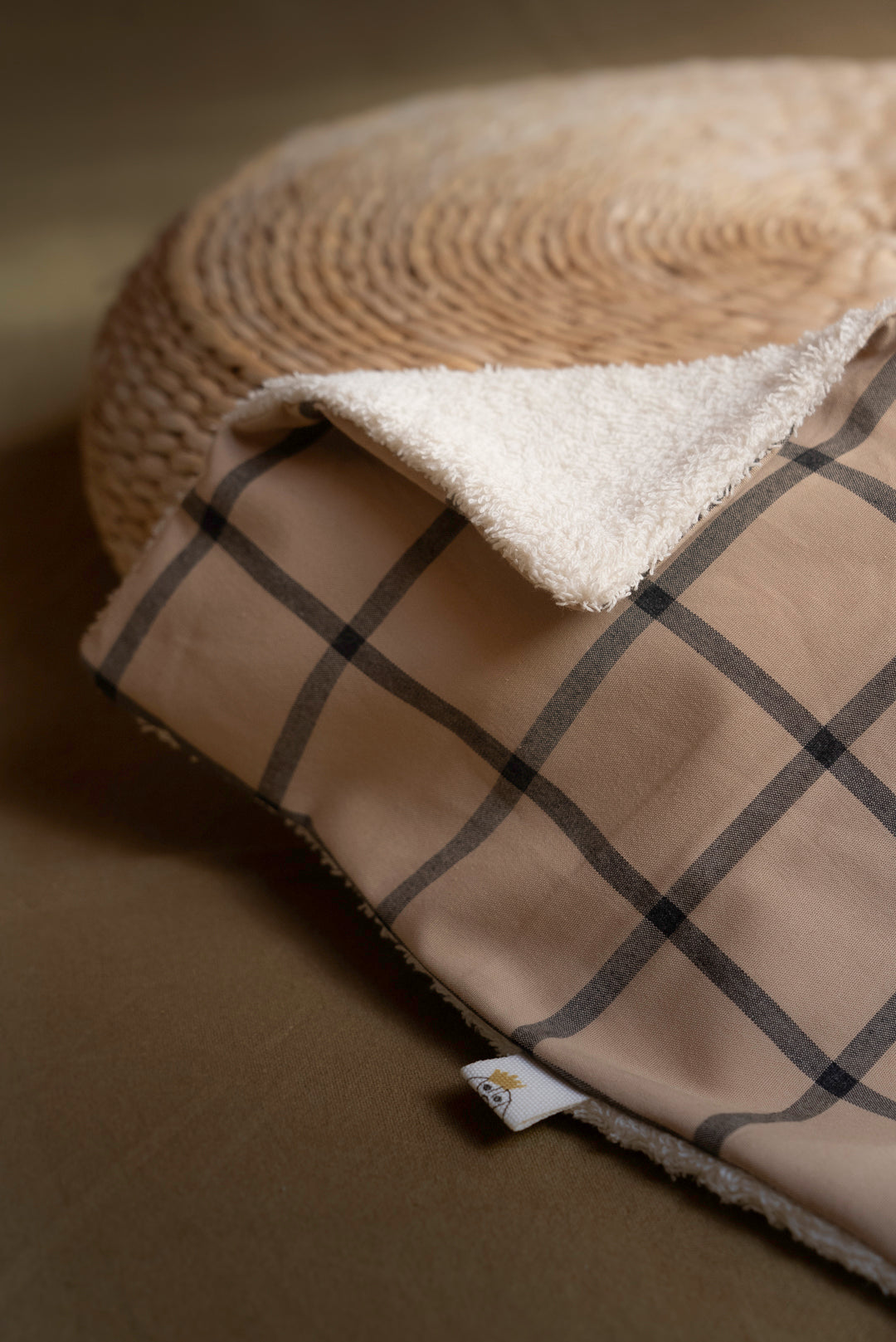 Protector de Toalla Cuadro Ocre