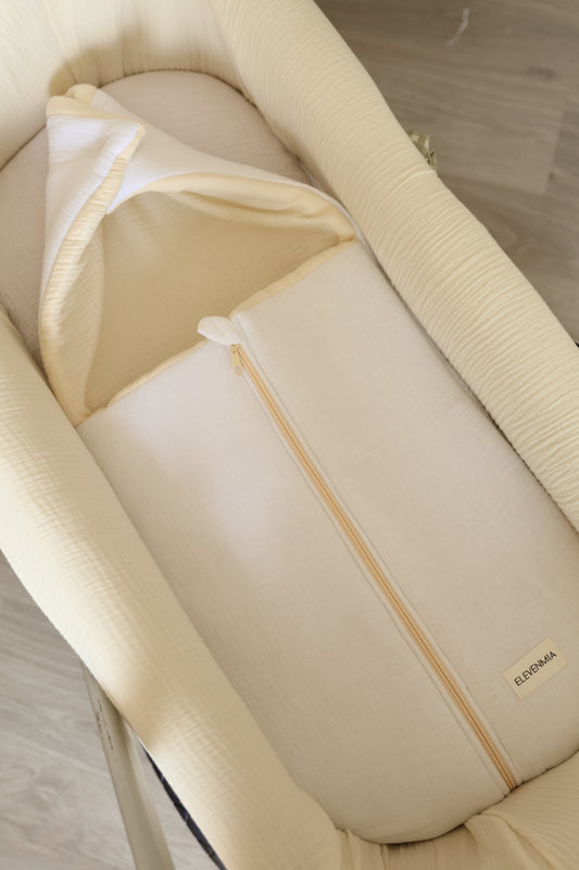 Saco Capazo Gasa Blanca + Gasa Cruda