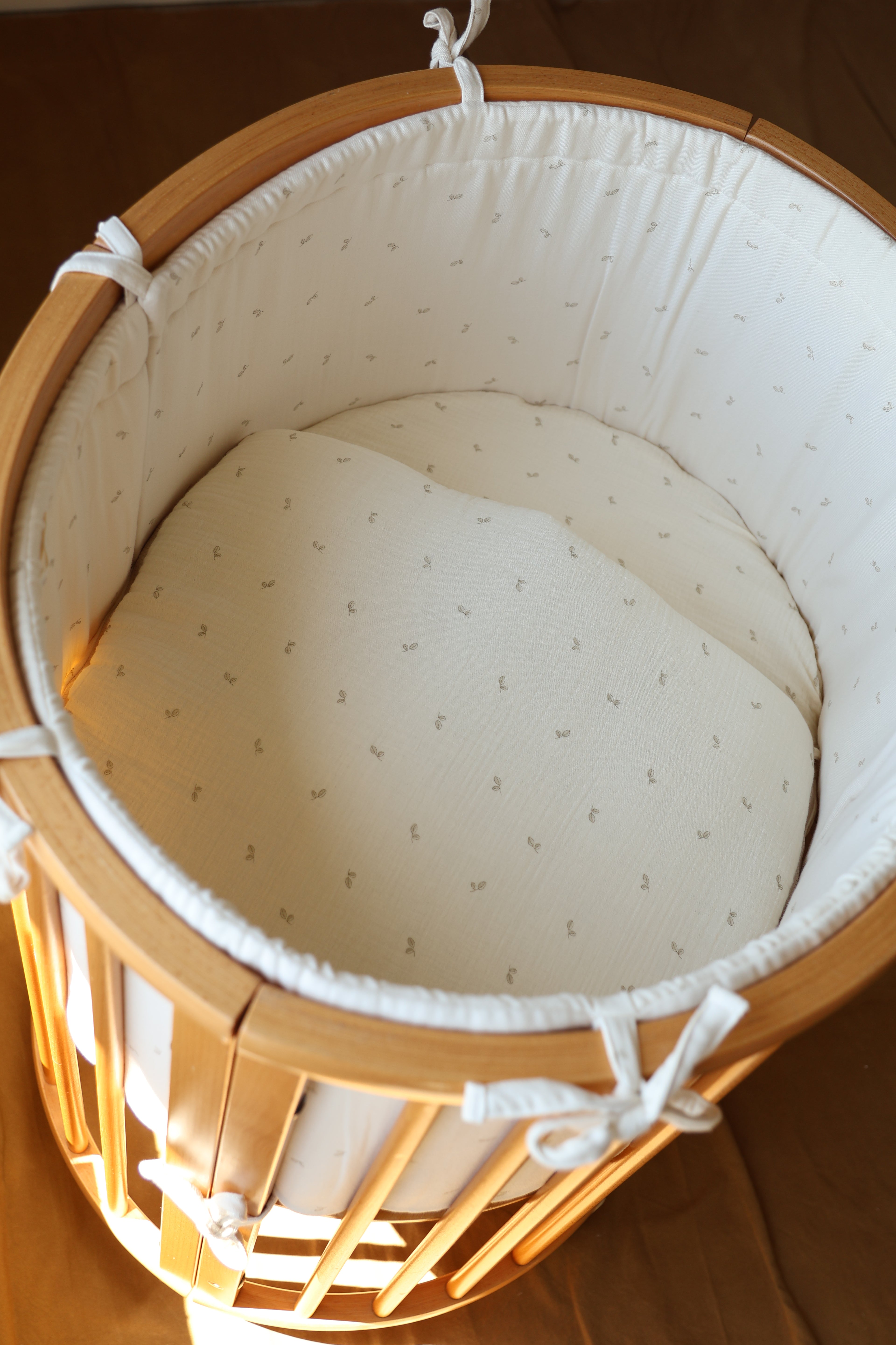 Saco Bajera de MINI CUNA Stokke Gasa Oliva
