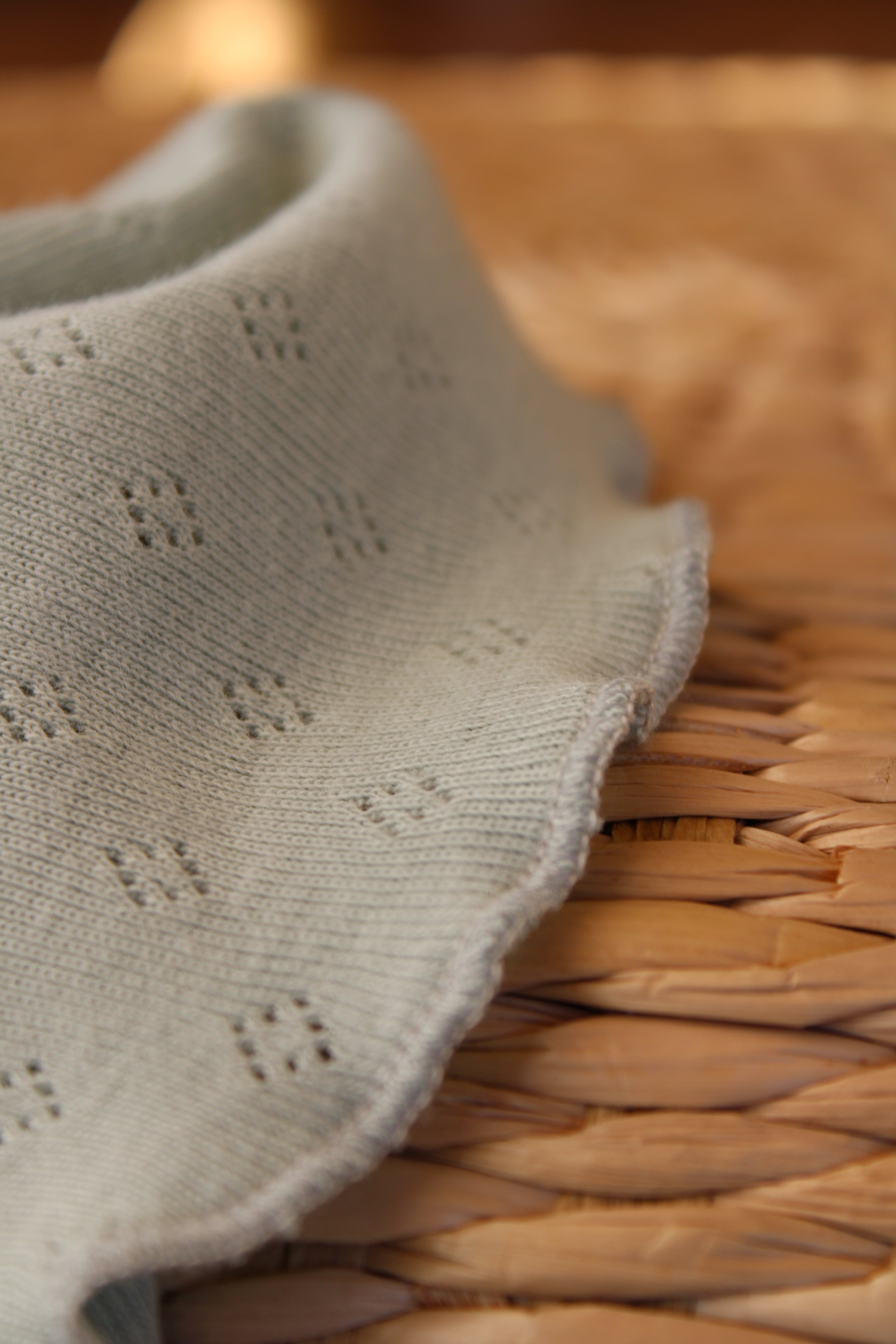 Muselina Punto Calado Verde Agua