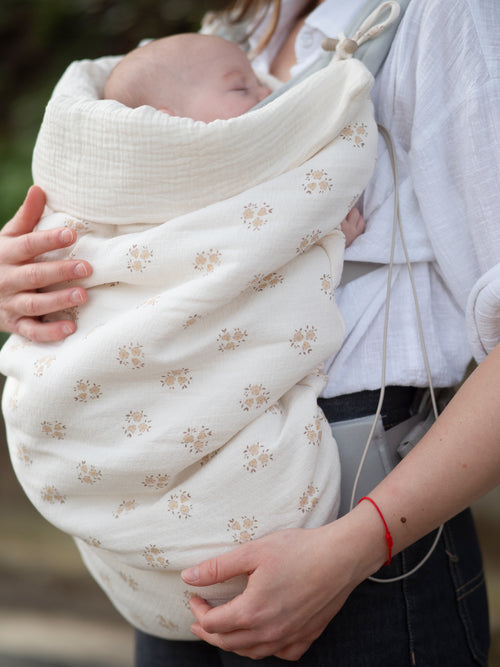 Écharpe porte-bébé réversible Inti Sand