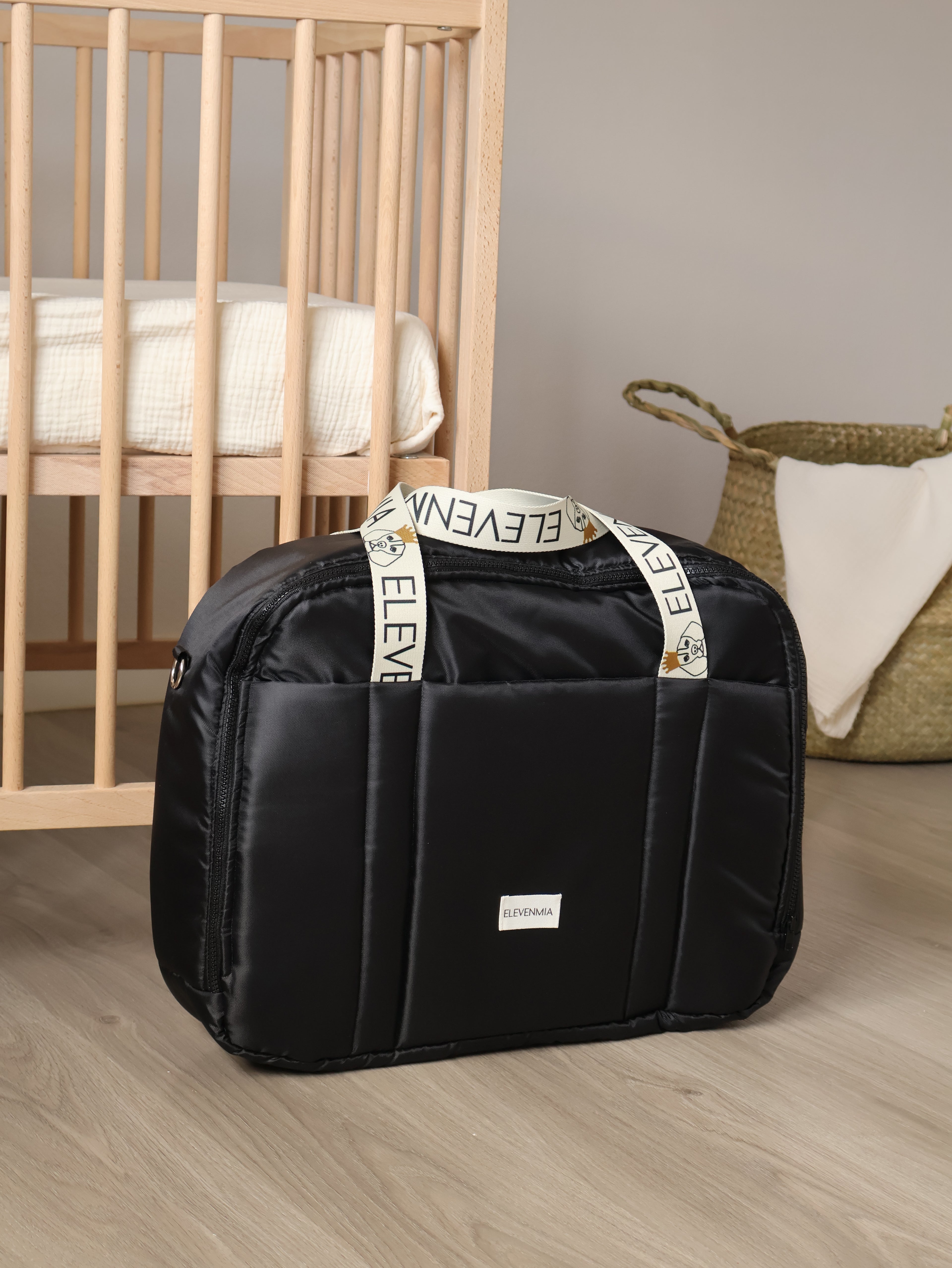 Maleta Maternal Technic Negro Impermeable