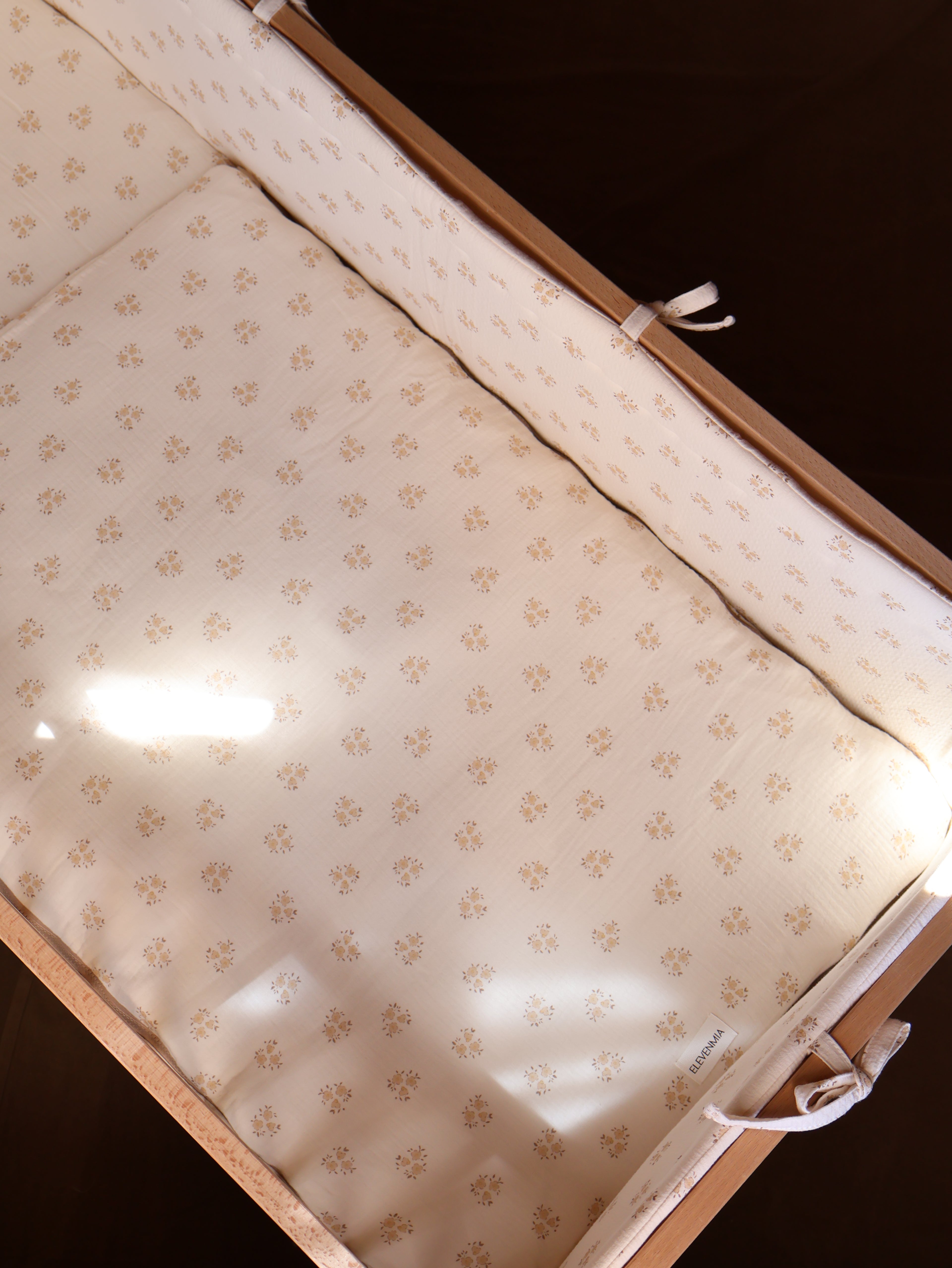 Sac à fond de berceau 60 x 120 Gaze Sia Sand