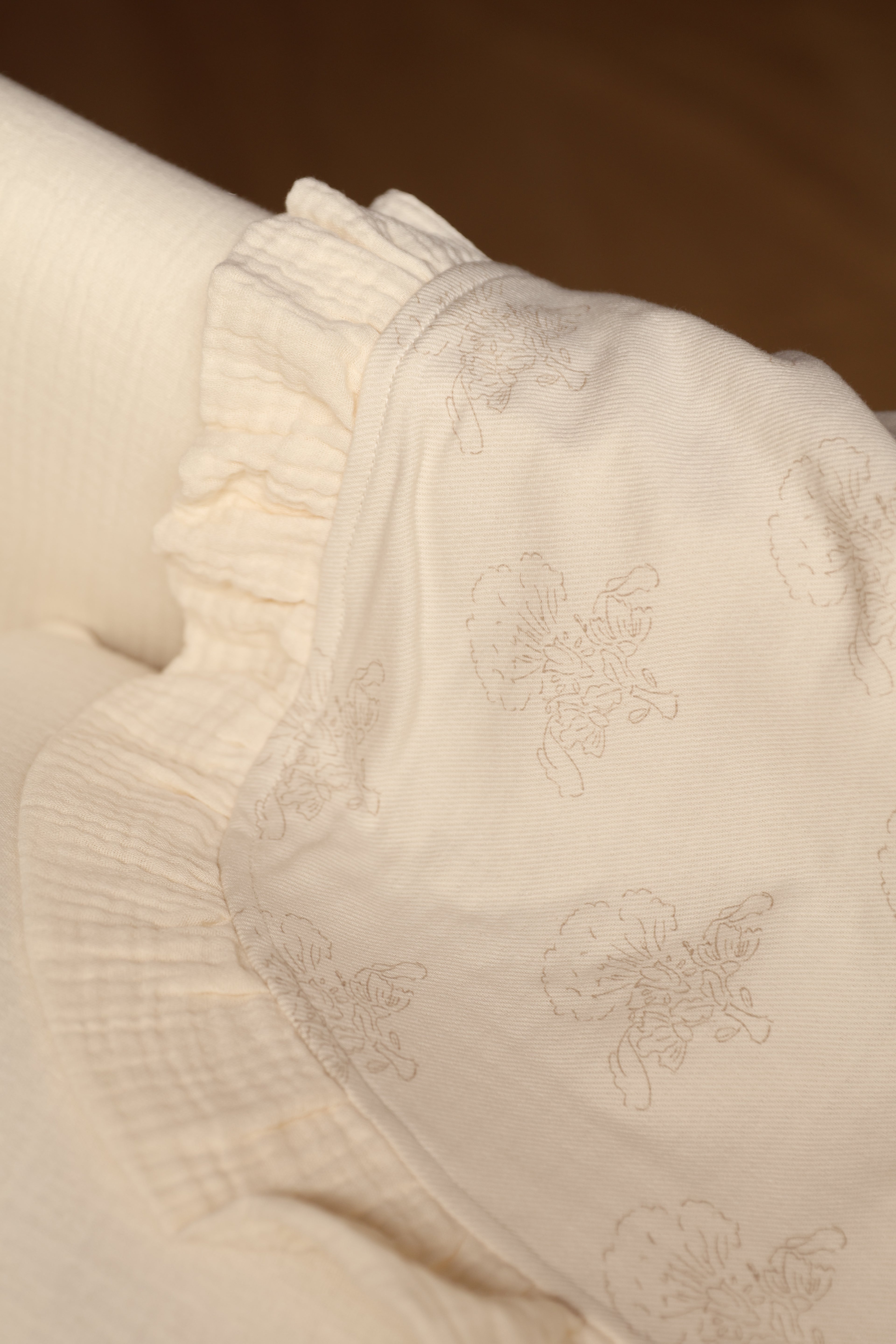 Arrullo René + Volante Gasa Cruda