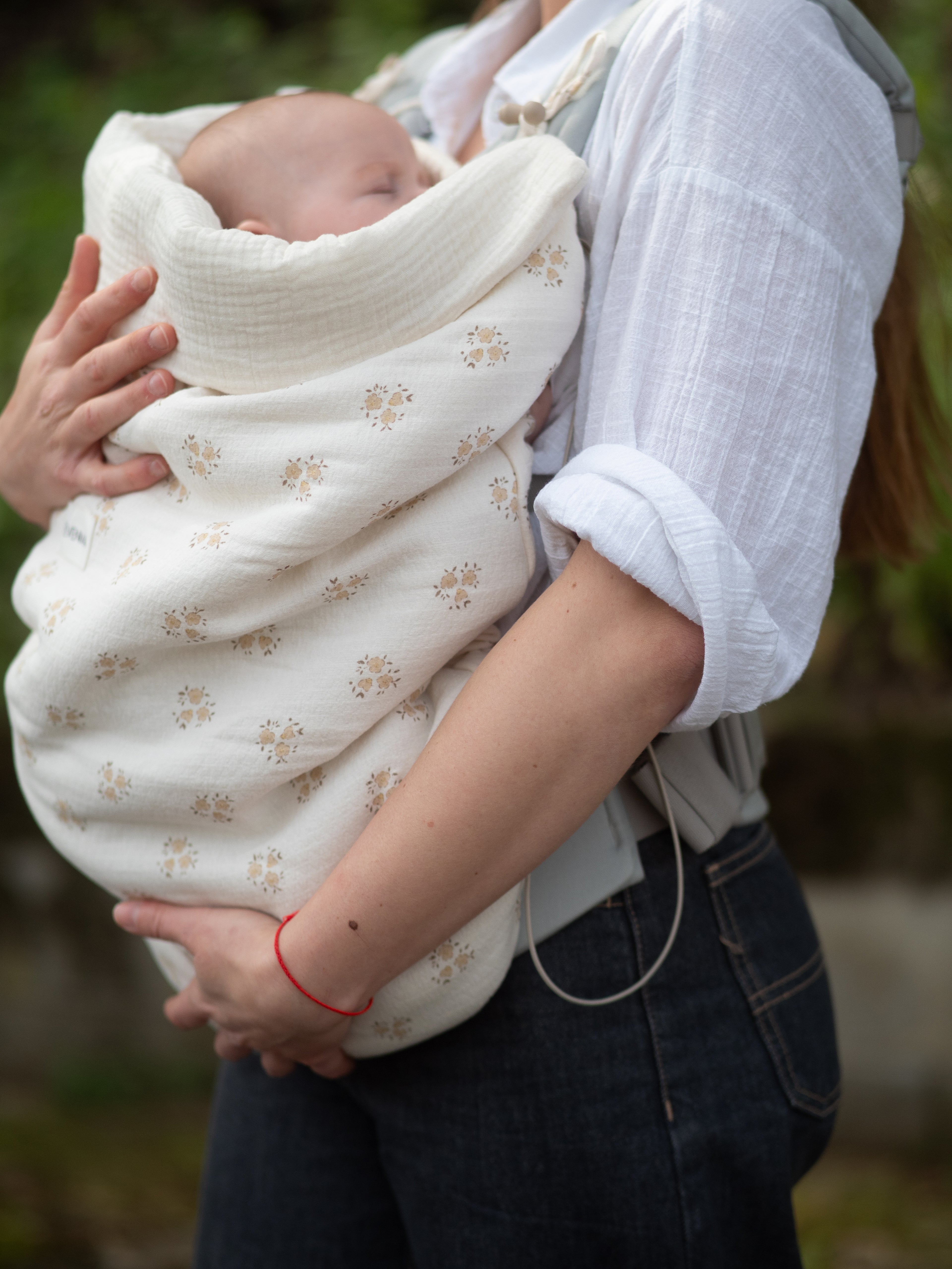 Écharpe porte-bébé réversible Inti Sand