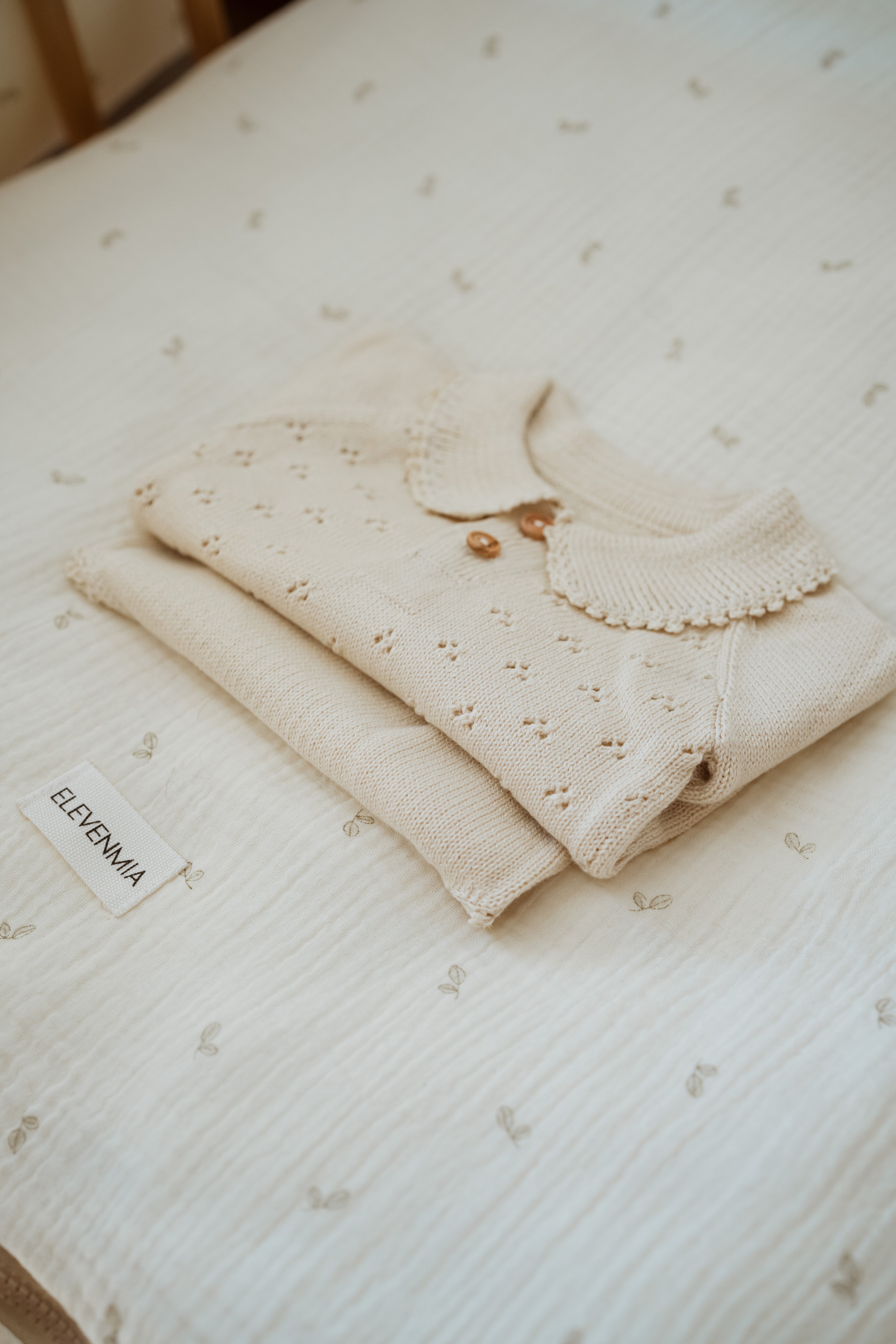 Conjunto dos piezas Punto Tricot Beige