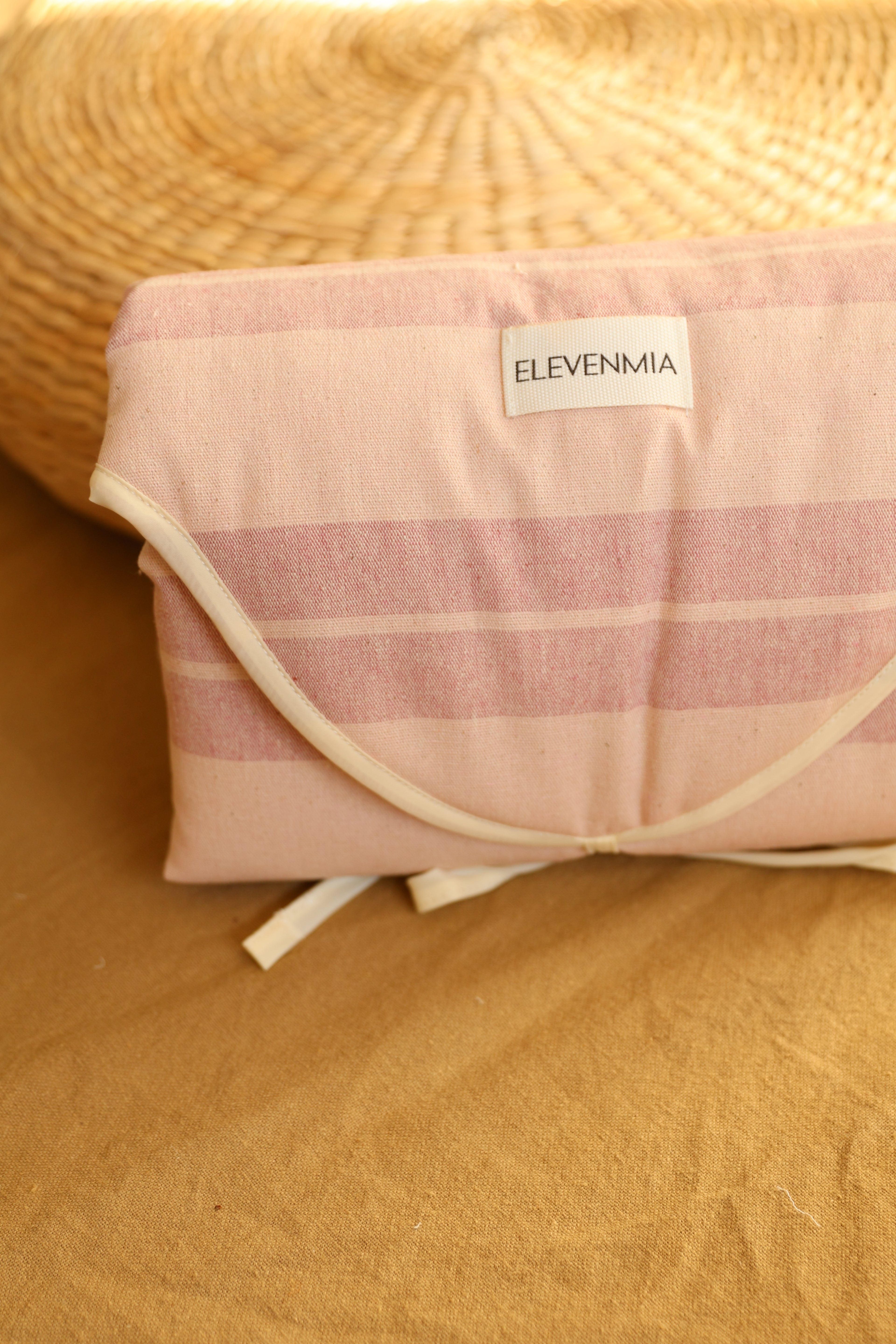 Cambiador Portátil XL Stripe XL Rosa