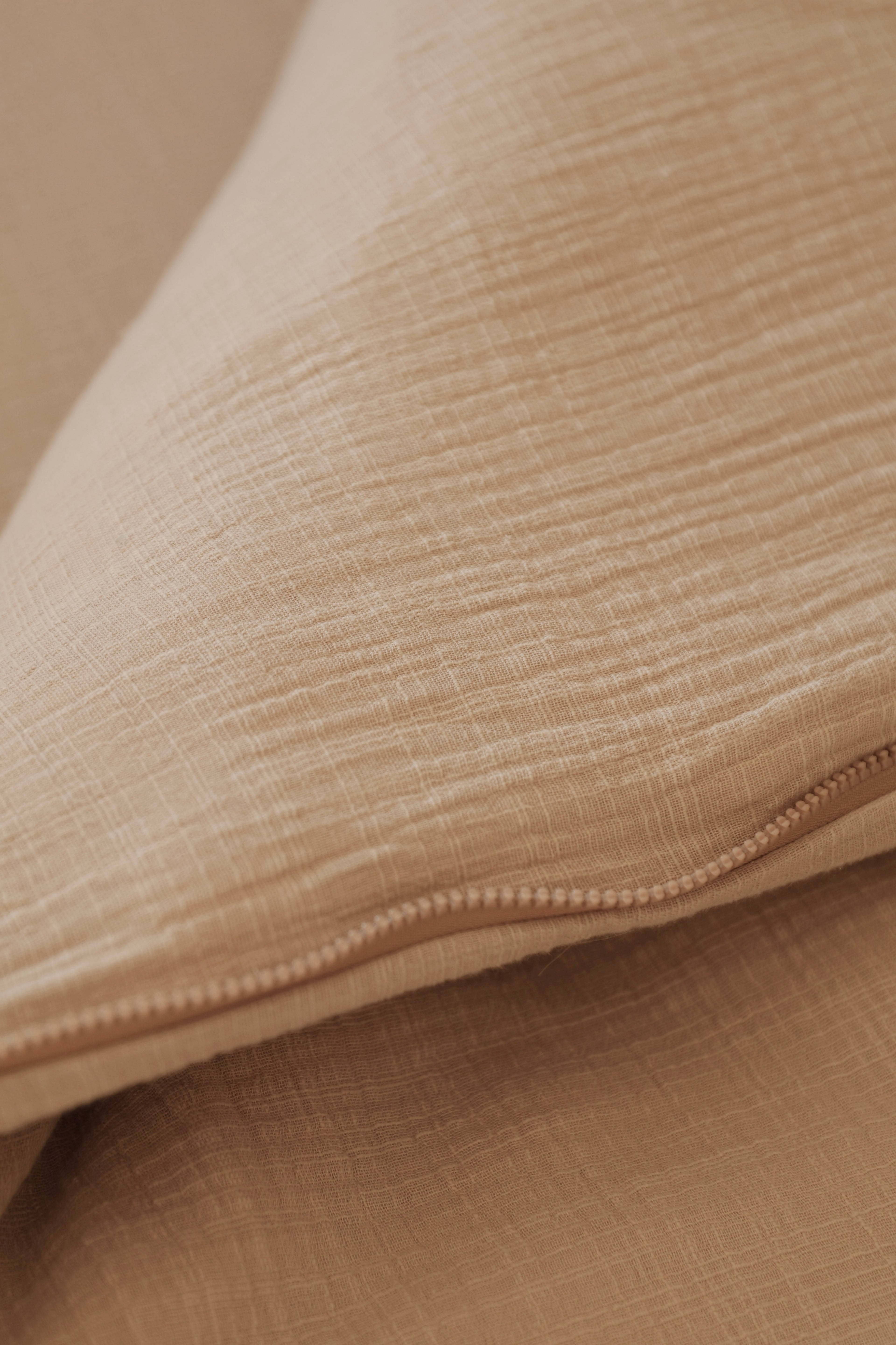 Saco Bajera de Cuna 70 x 140 Gasa Rustica Arena