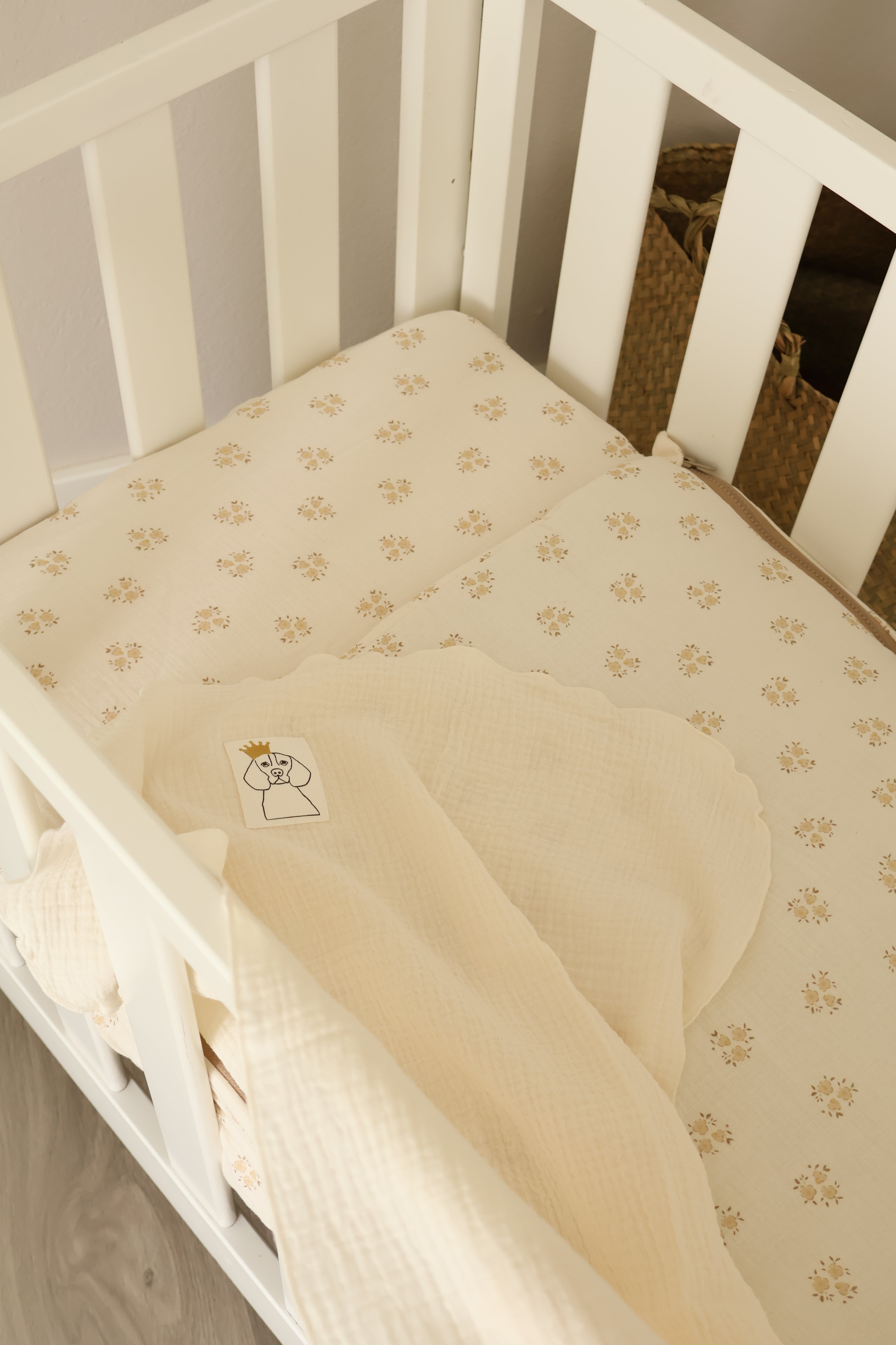 Sac de fond pour mini-berceau 80x50 Gaze Sia Sand