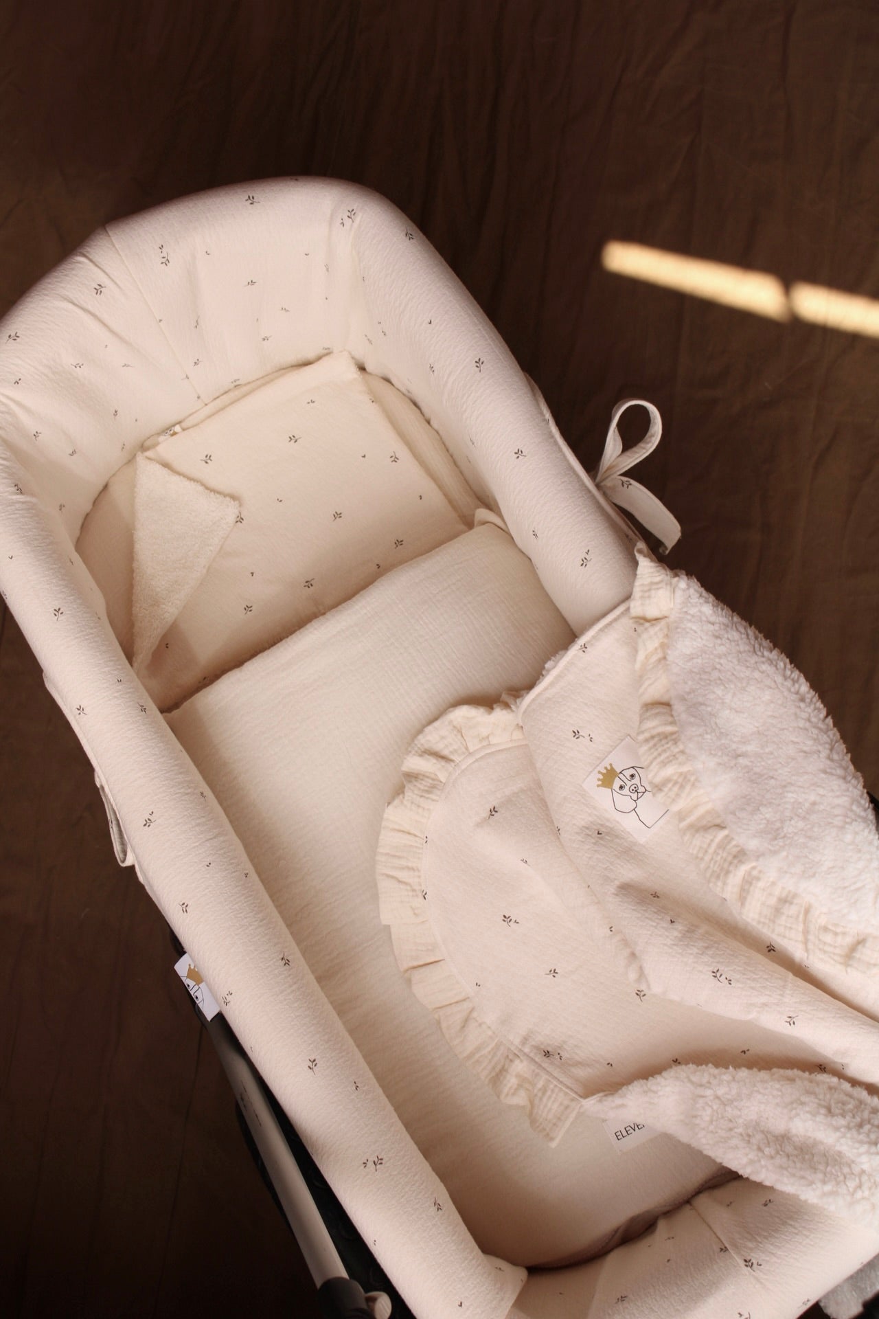 Manta Nature Estampado + Borreguito